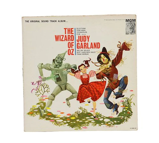 1962 The Wizard of Oz Vinyl Soundtrack Album with Original Cast