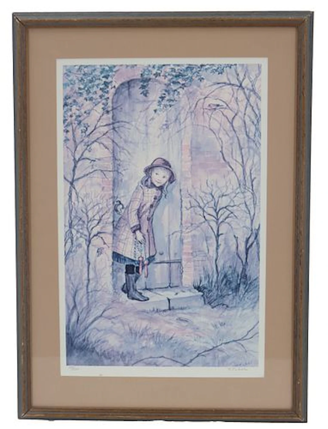 Tasha Tudor (1915-2008) American, Signed and Numbered Offset Lithograph