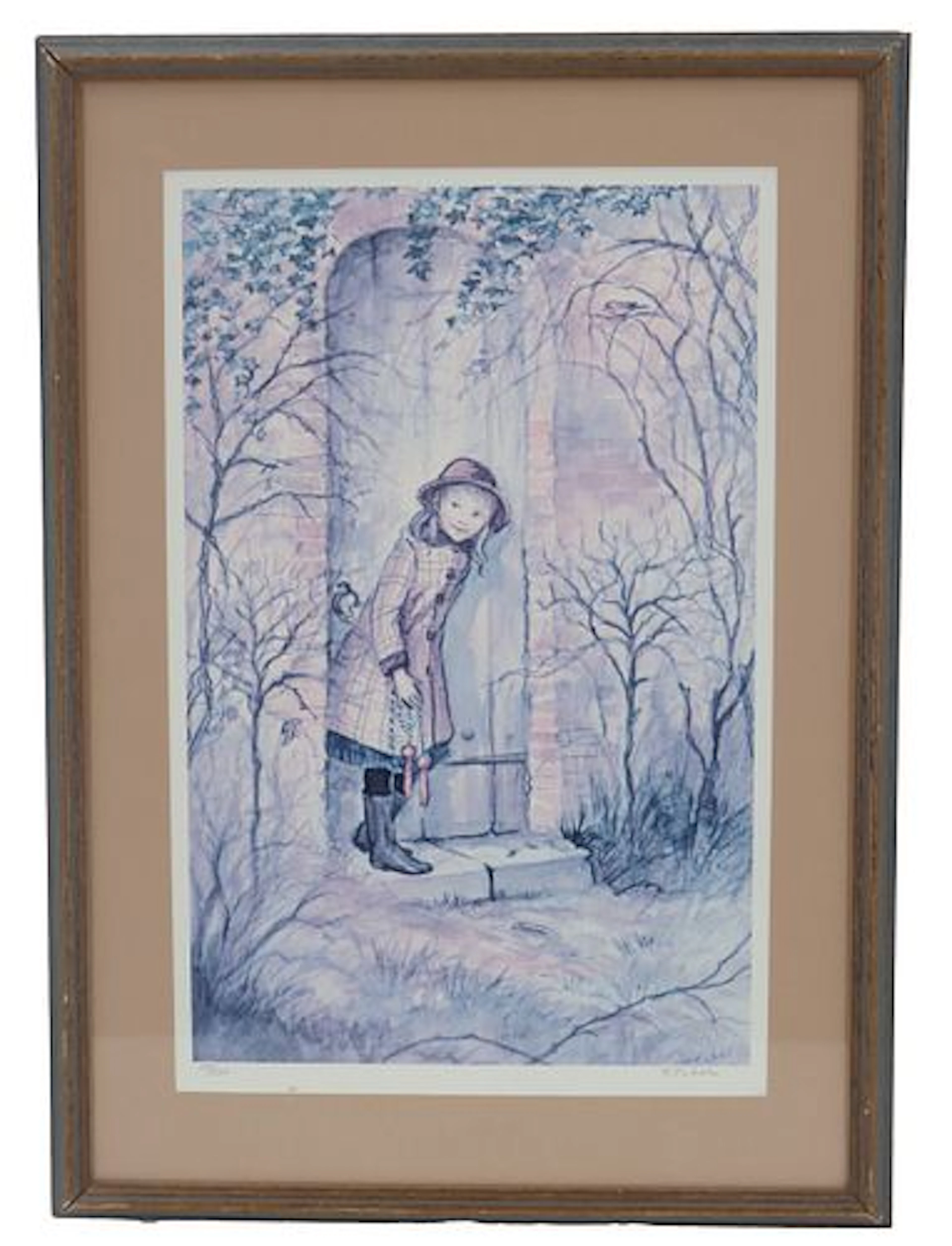 Tasha Tudor (1915-2008) American, Signed and Numbered Offset Lithograph