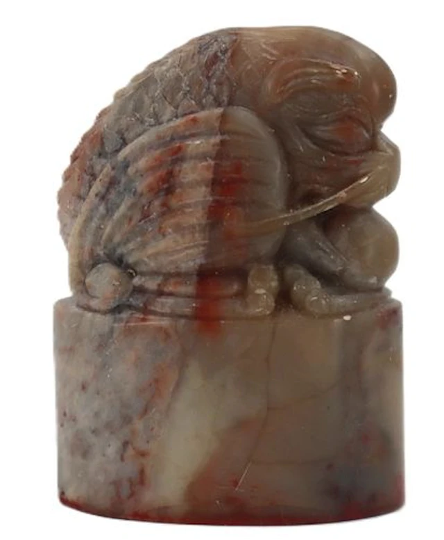 Chinese Hand-Carved Soapstone Seal