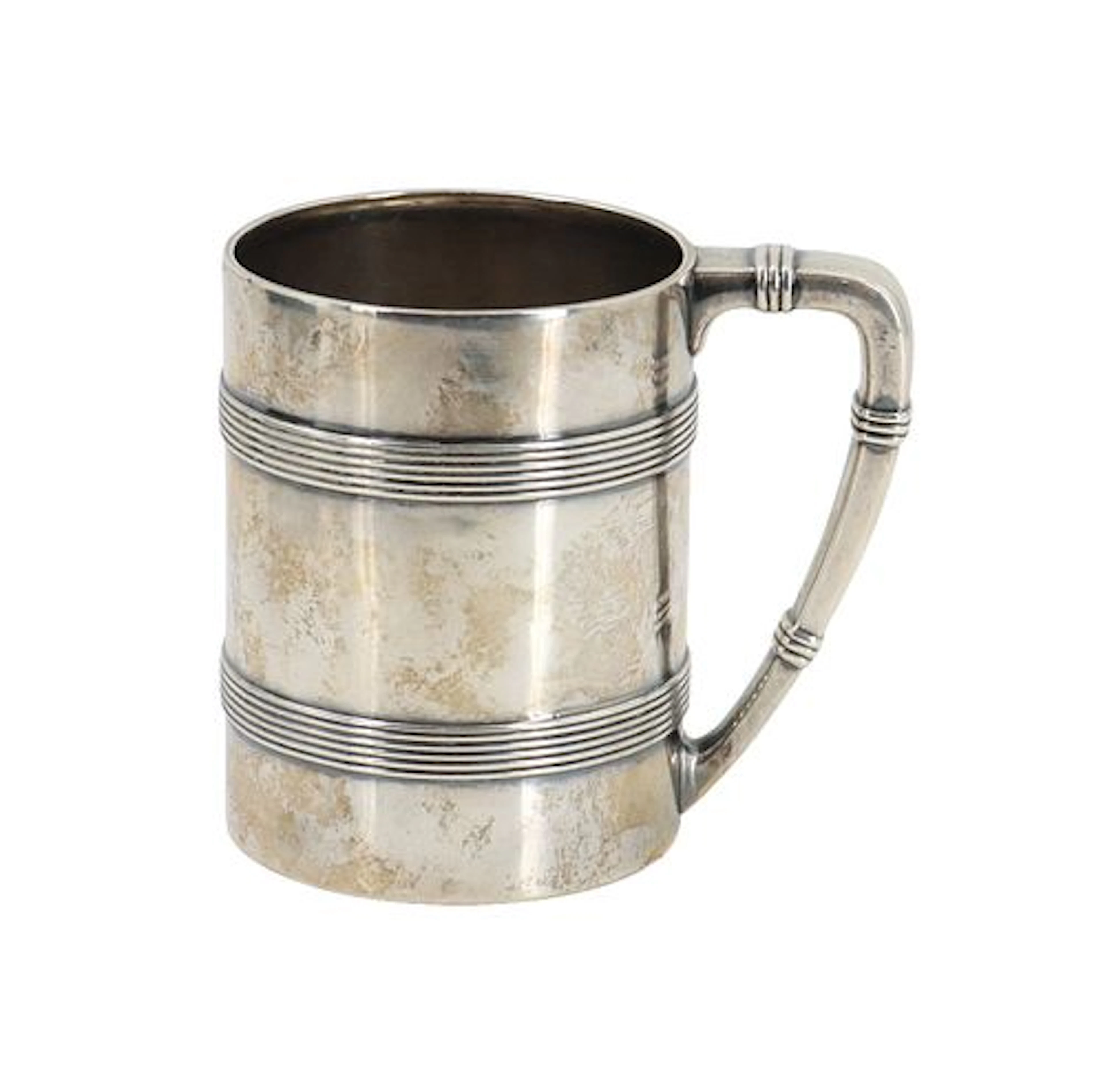 Antique Tiffany & Co. Sterling Silver Handled Tankard - 6.925 ozt.