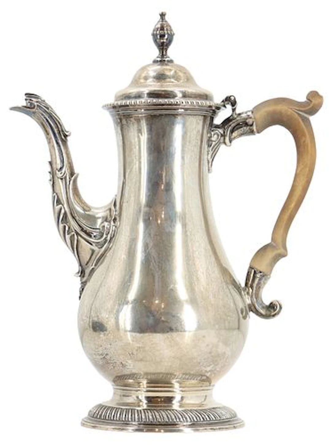 Antique George III Sterling Silver Coffee Pot - Approx. 28.475 ozt.