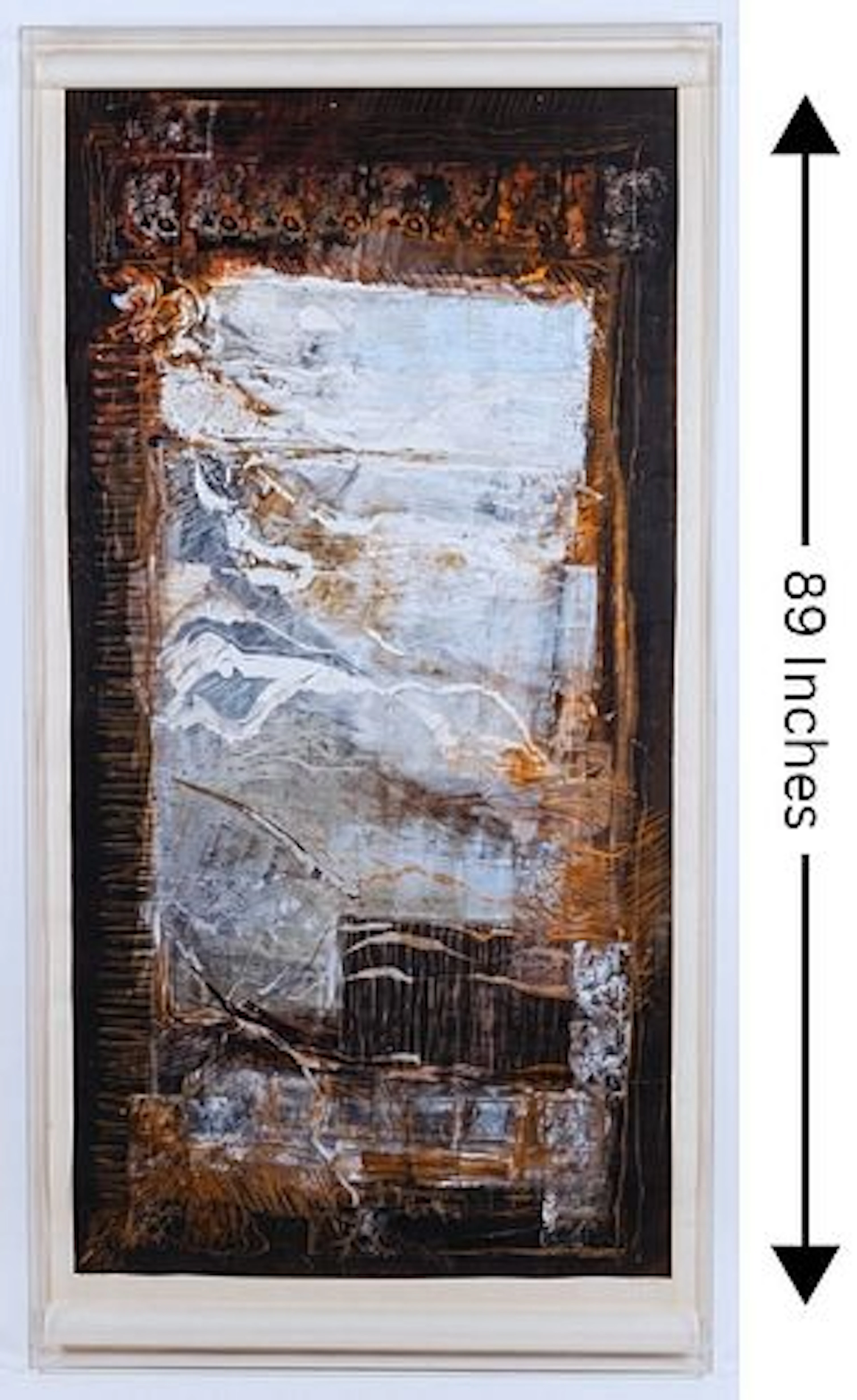 Chris Ranes (1929-2002) Polish/American, Large 1979 Abstract Mixed