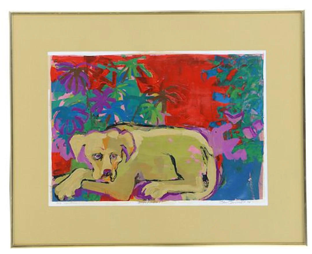 Serigraph of a Labrador Retreiver, "Fortuna"