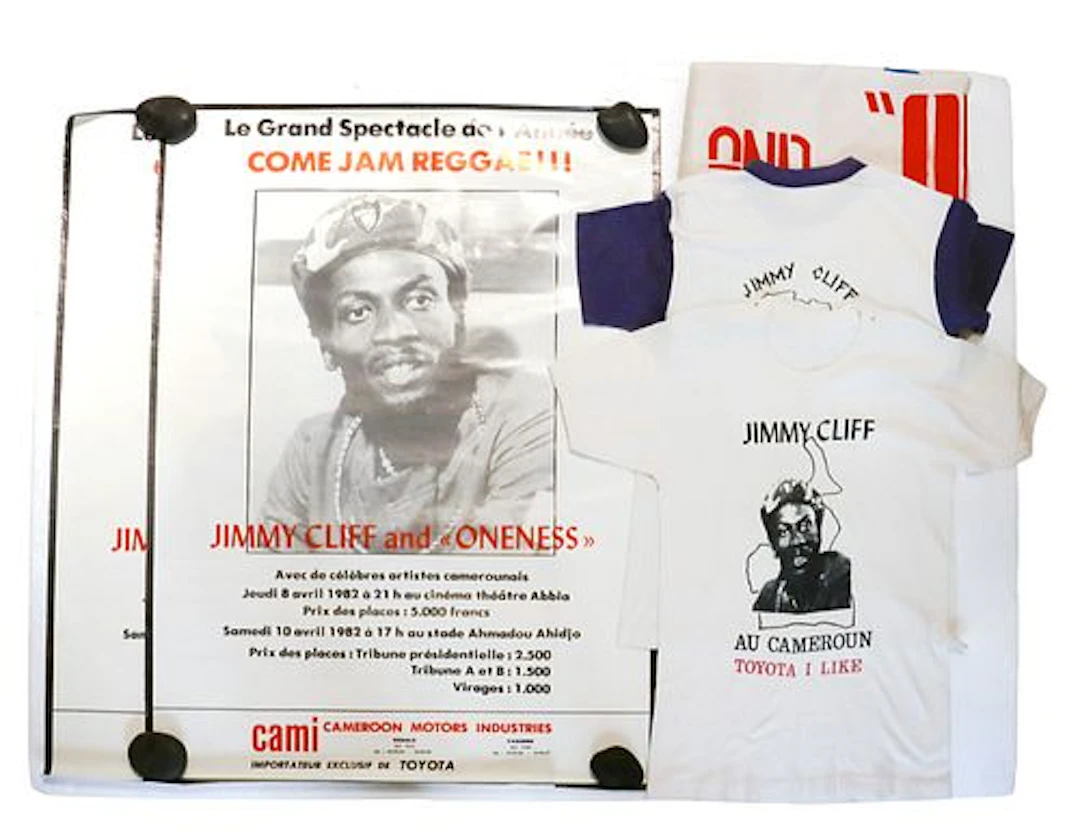 Jimmy Cliff "Openness" 1982 Tour Memorabilia = Posters, Shirts, Banner