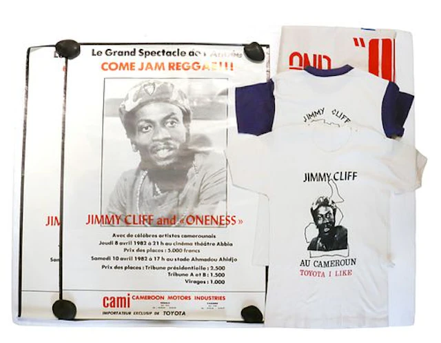 Jimmy Cliff "Openness" 1982 Tour Memorabilia = Posters, Shirts, Banner