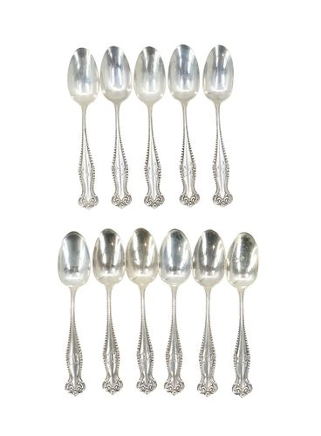 (11) Towle Silversmiths "Canterbury" Pattern Sterling Silver Spoons