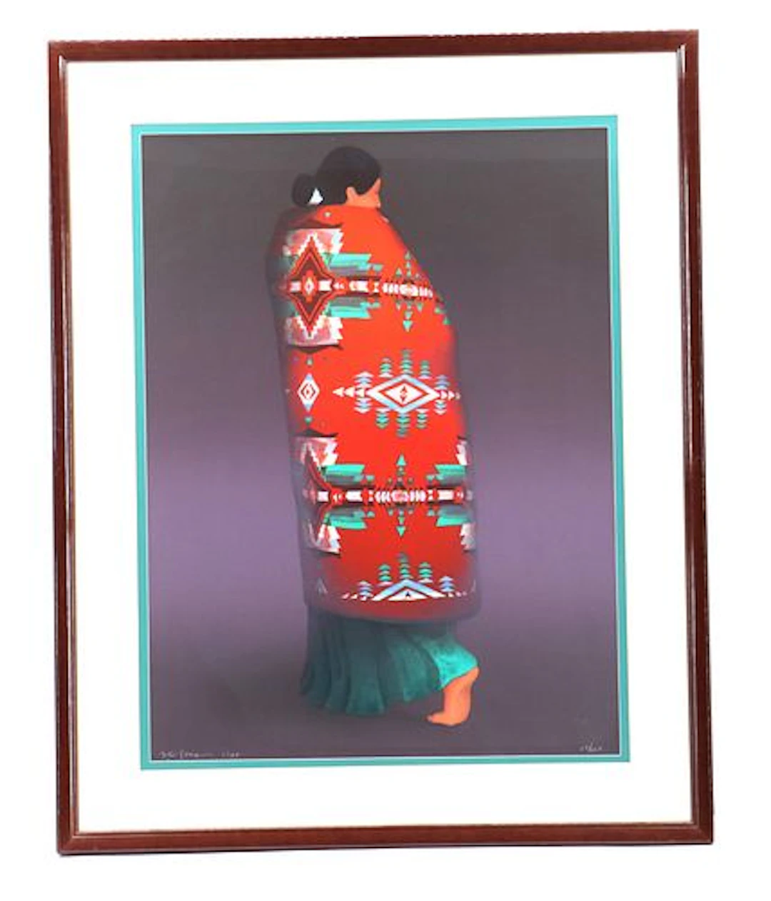 R. C. Gorman (1931-2005) Native American, "Nellie Begay" Signed and