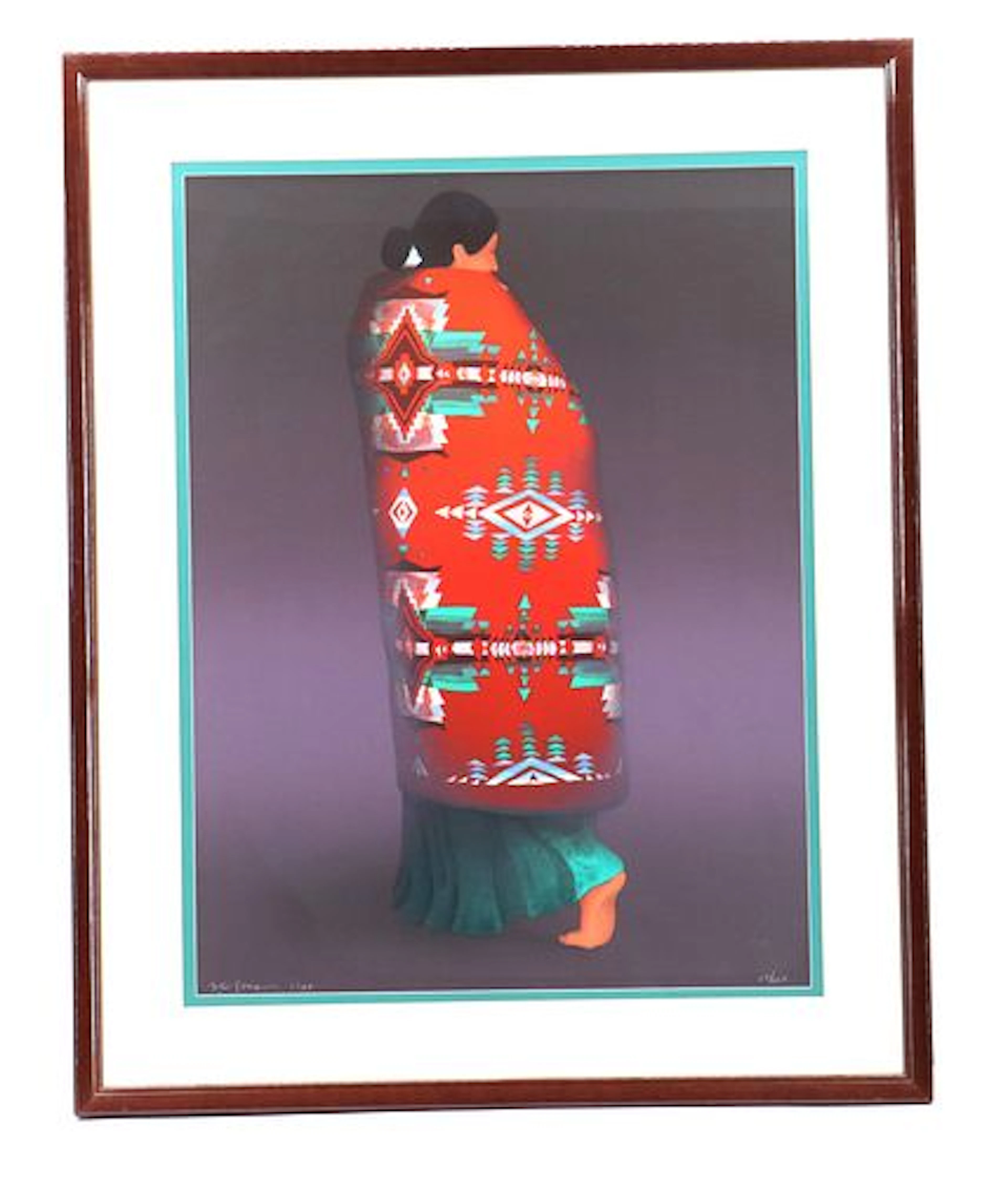 R. C. Gorman (1931-2005) Native American, "Nellie Begay" Signed and