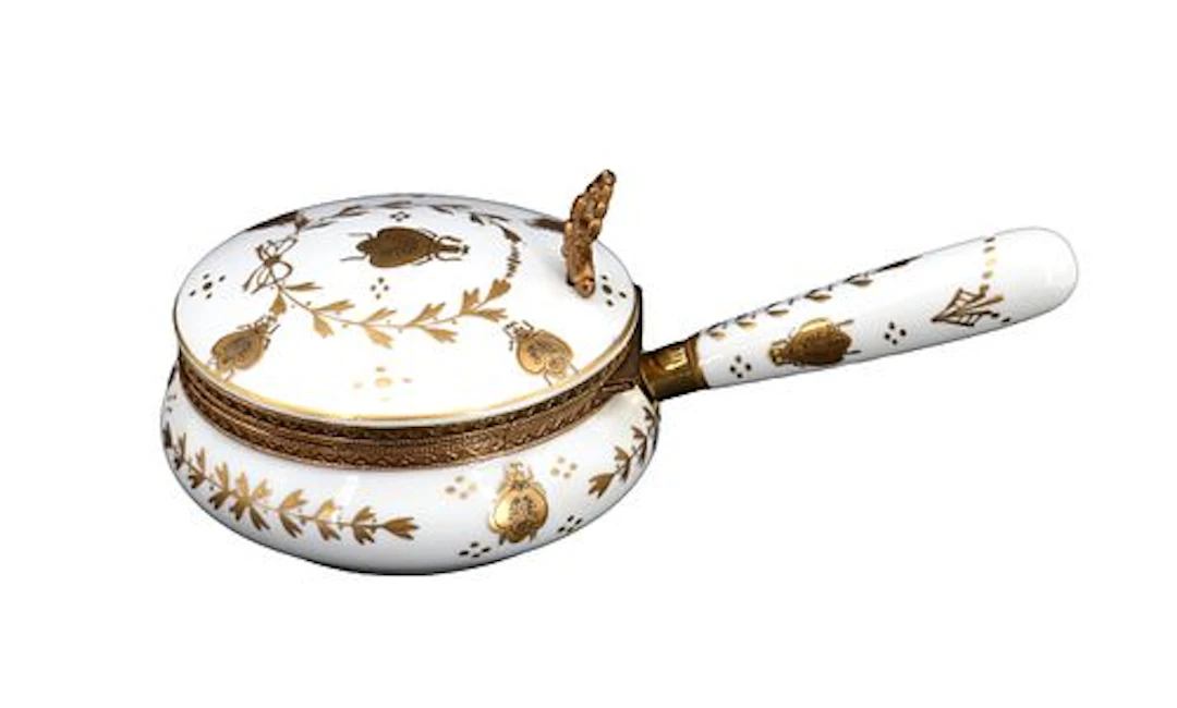Vintage Porcelain Silent Butler Crumb Catcher