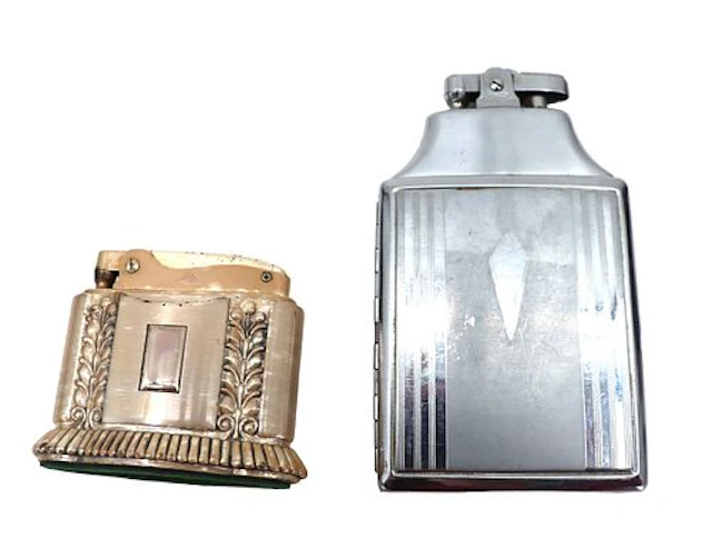 (2) Vintage Ronson Metal Cigarette Lighters