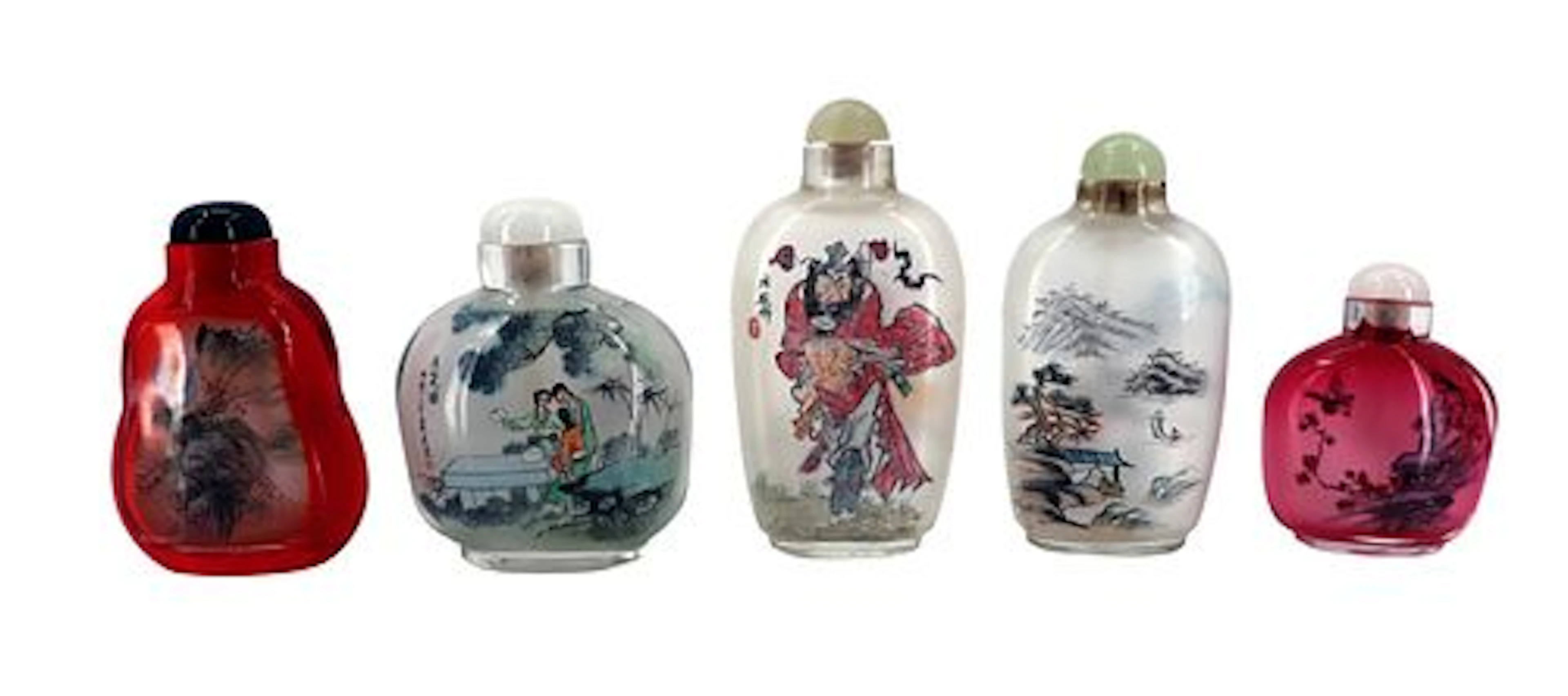 (5) Chinese Snuff Bottles
