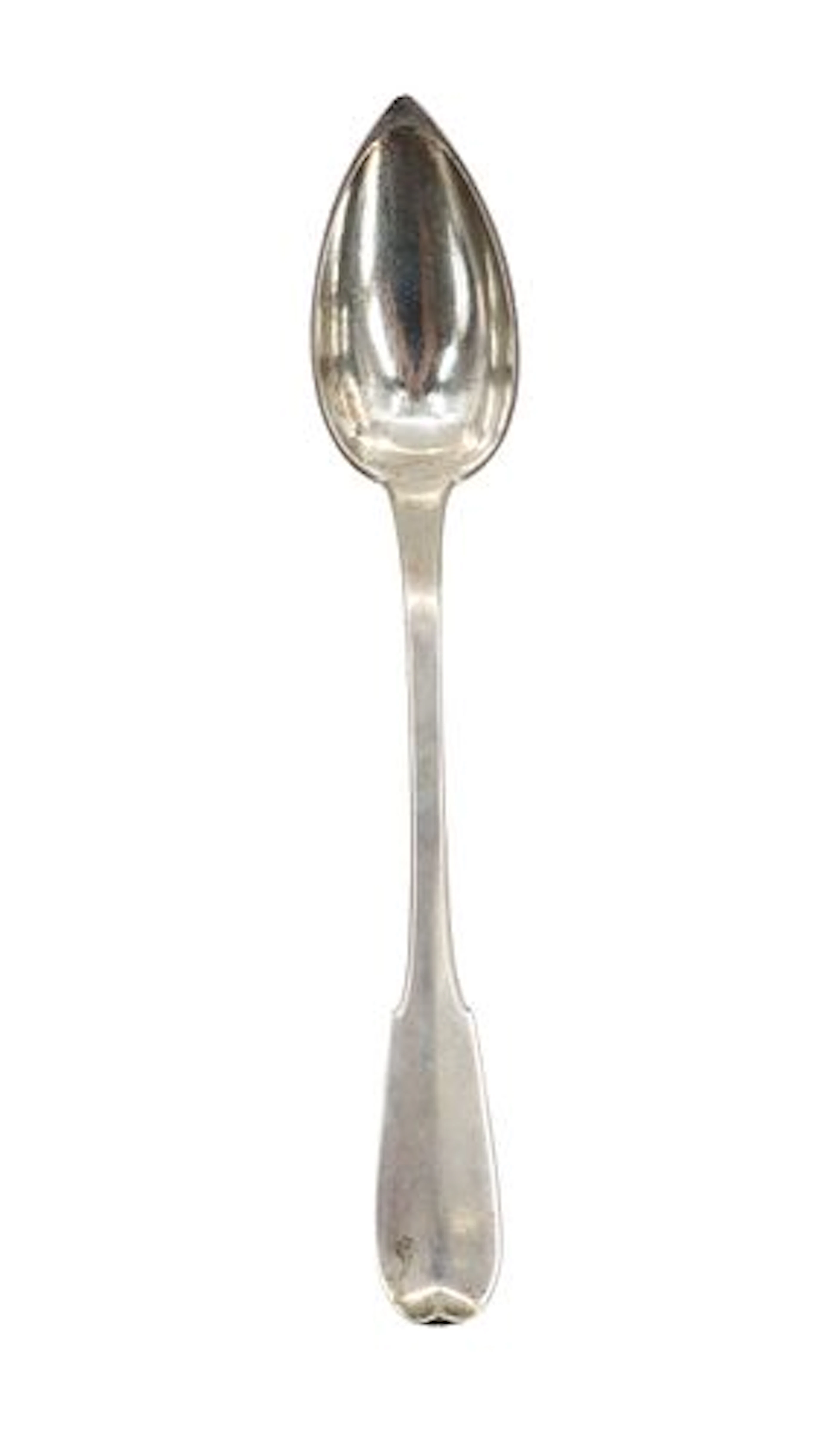 Antique French Sterling Silver Serving Spoon - 4.770 ozt.