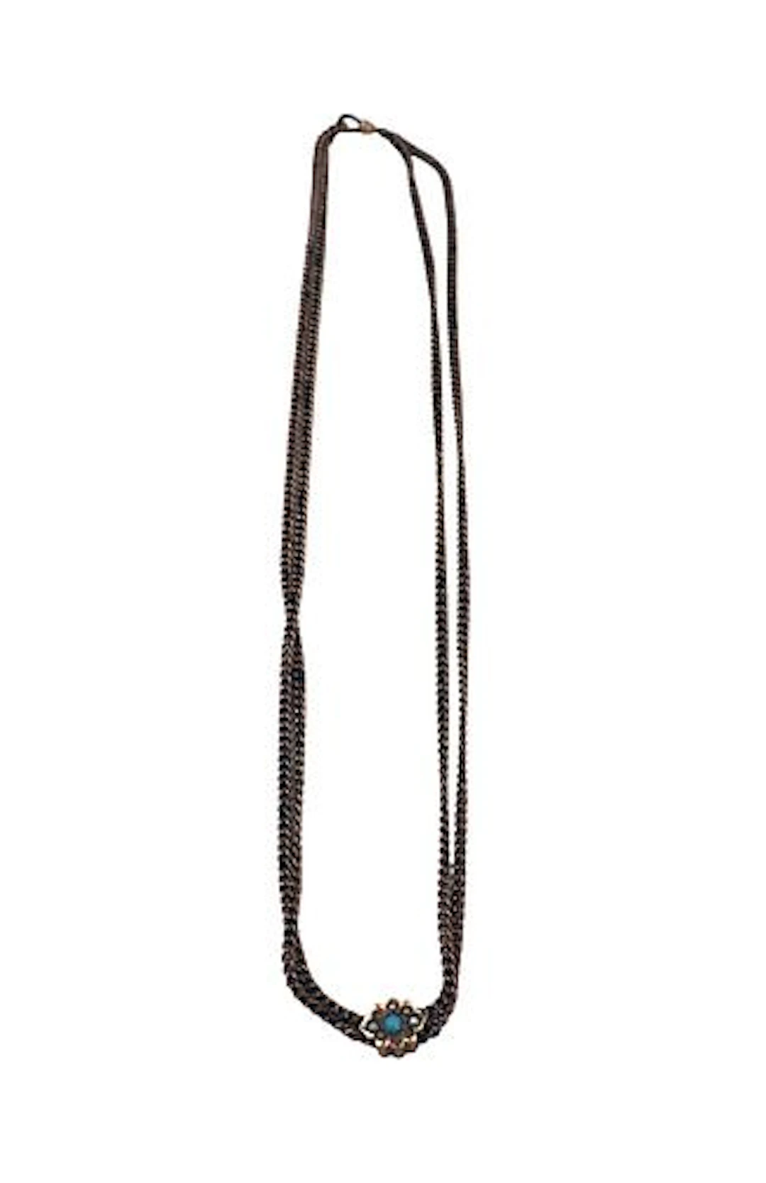 10k Gold Filled Watch Chain With a 10k Gold Fob