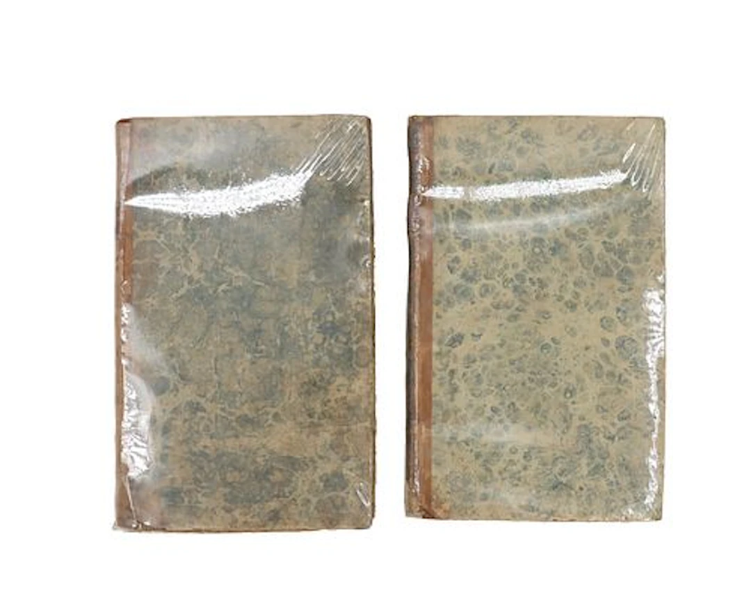 (2) Antique Books on the United States Treasury from 1817