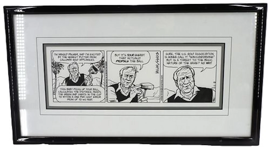 Jeff Millar & Bill Hinds (Tank McNamara) Original "Arnold Palmer"