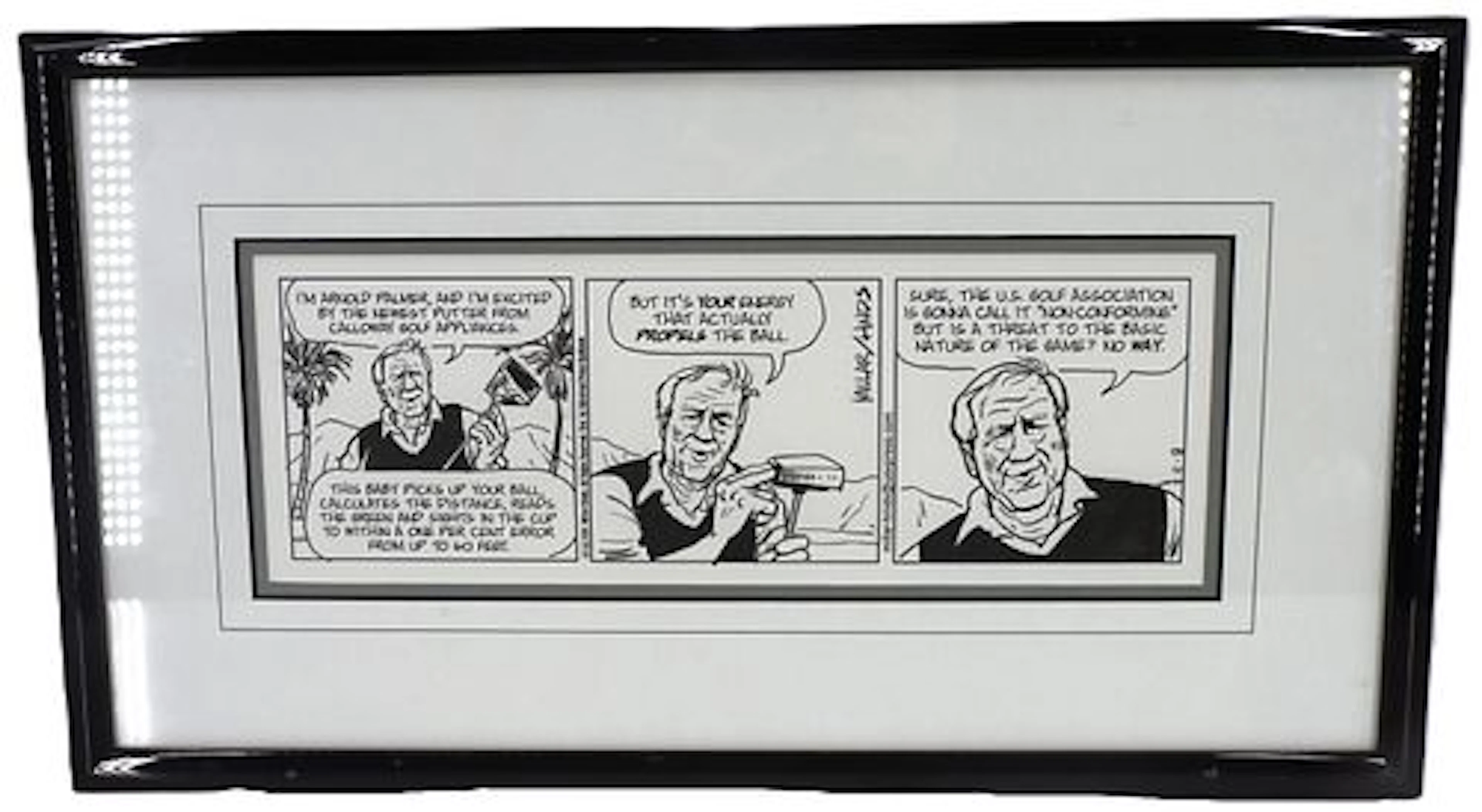 Jeff Millar & Bill Hinds (Tank McNamara) Original "Arnold Palmer"