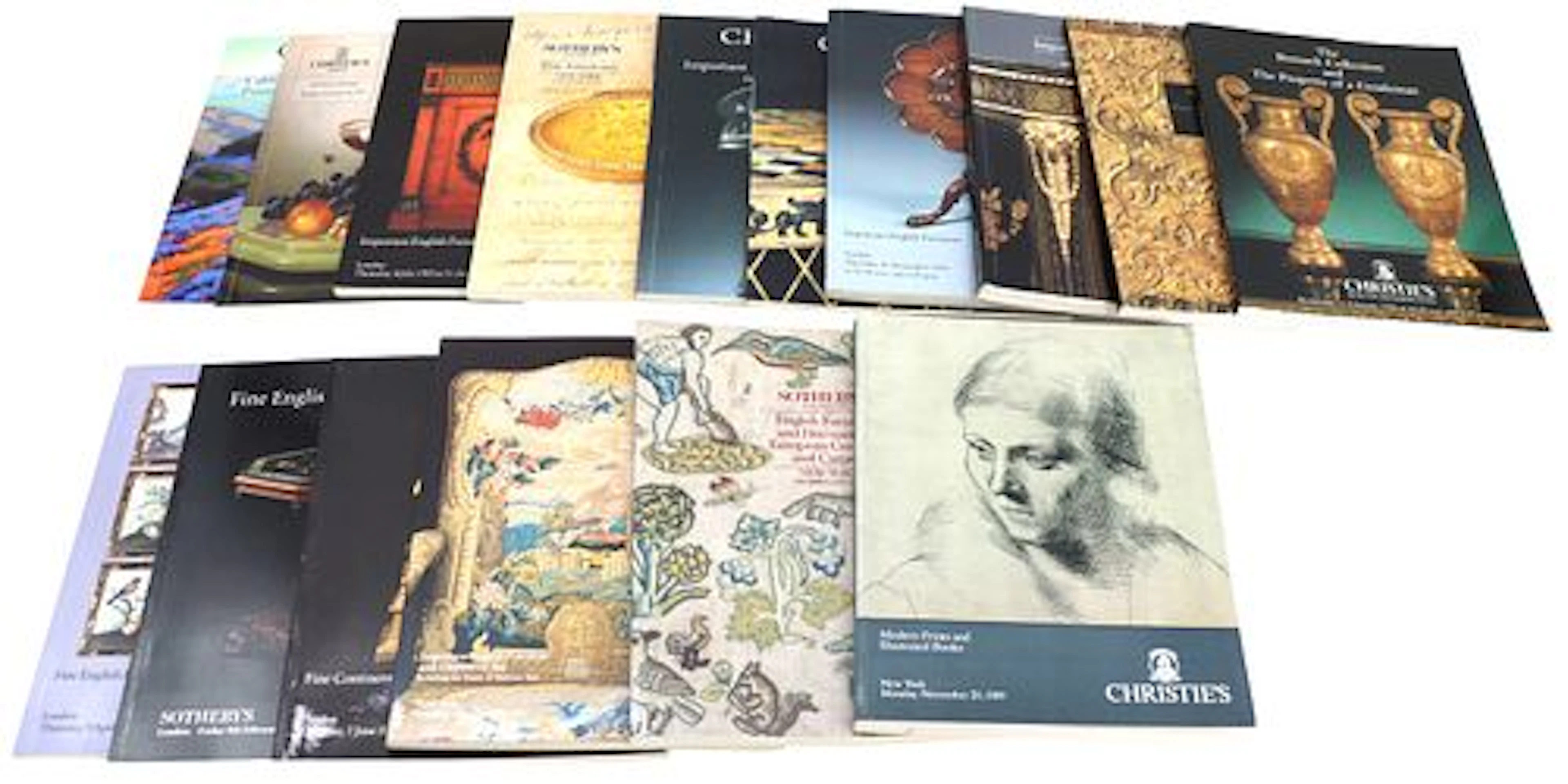 (16) Vintage Sotheby's and Christie's Art Auction
