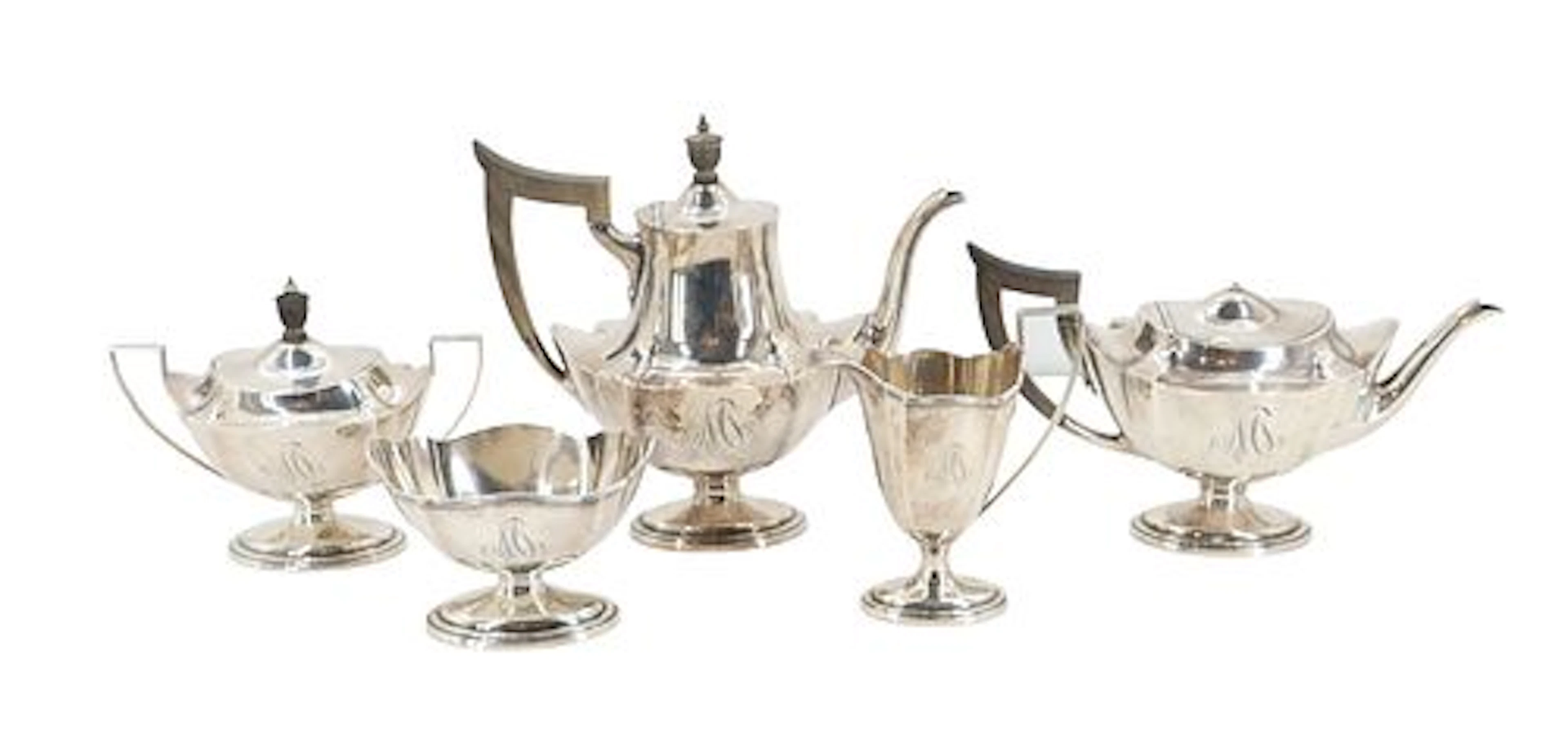(5) Gorham Sterling Silver Tea and Coffee Set - 53.740 ozt.