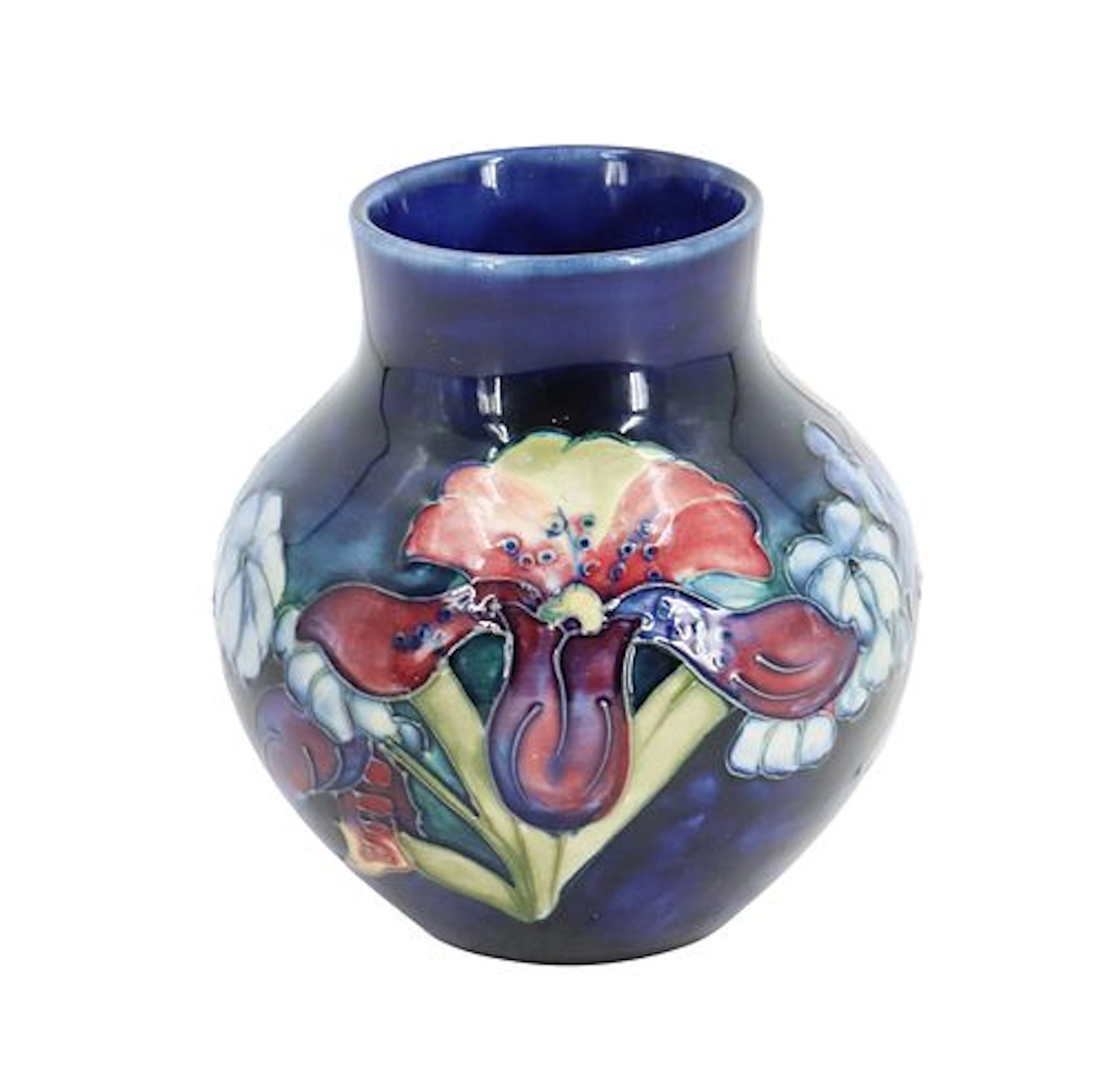 English Mooncroft Orhic Pattern Ceramic Vase