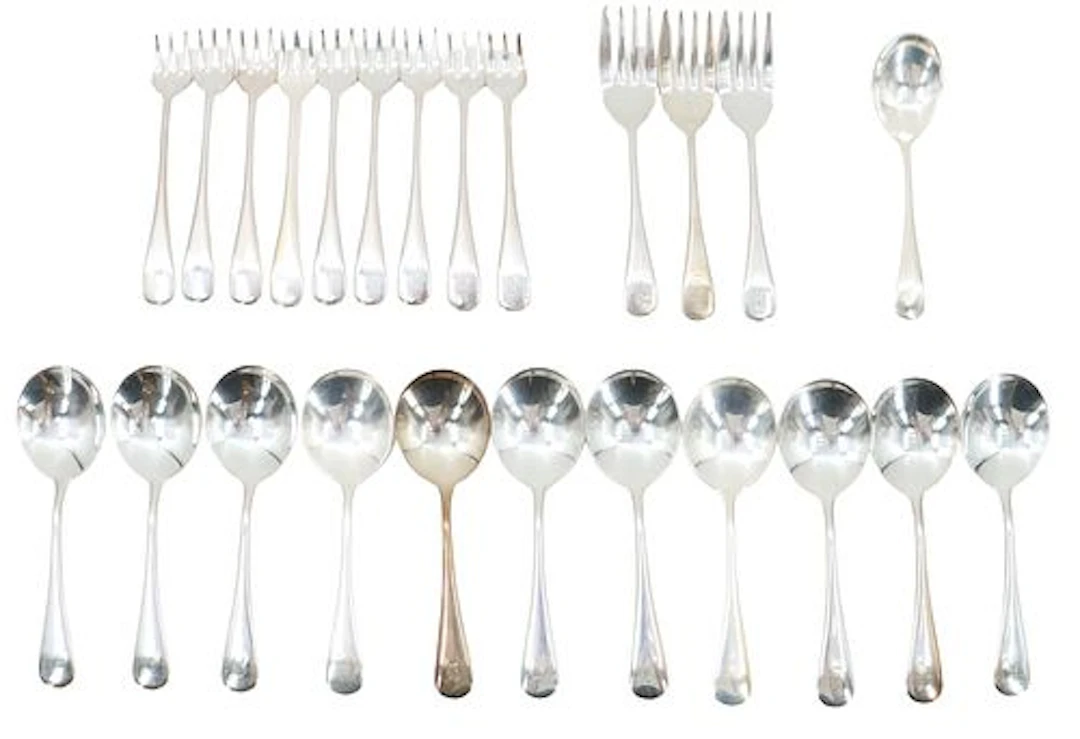 (24) Pieces of Birks Regency Plate Silverplated Flatware