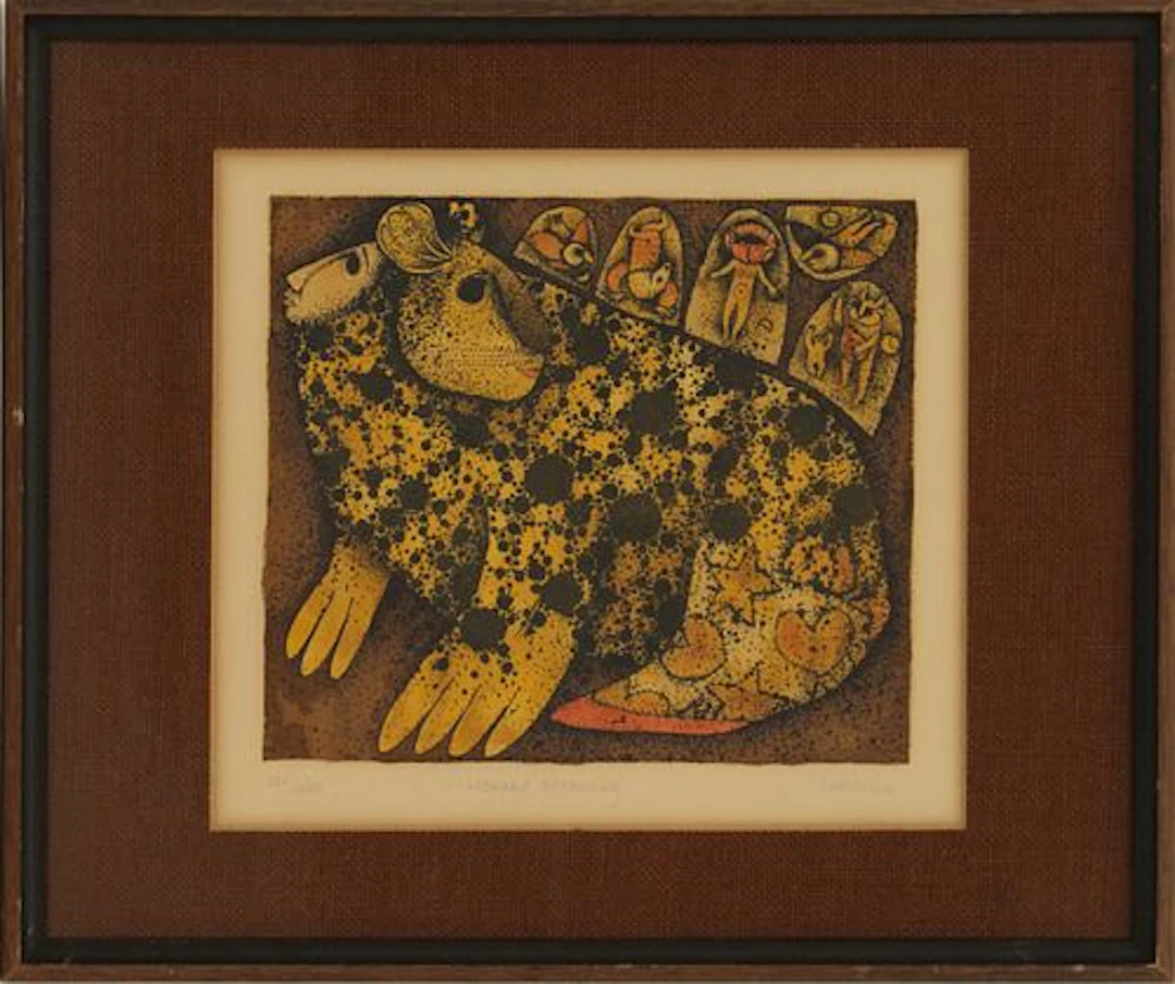 Carol Jablonsky (1939-1992) American, Lithograph