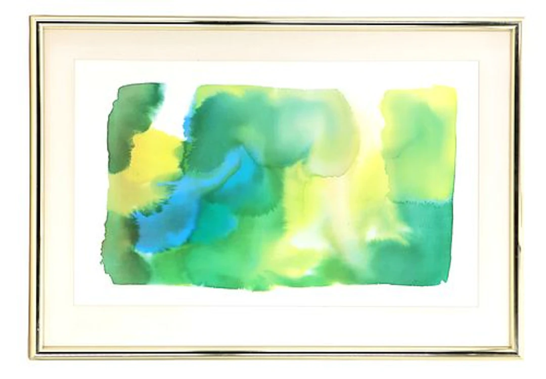 Amanda Roth Block (1912 - 2011) American, Watercolor on Paper Abstract