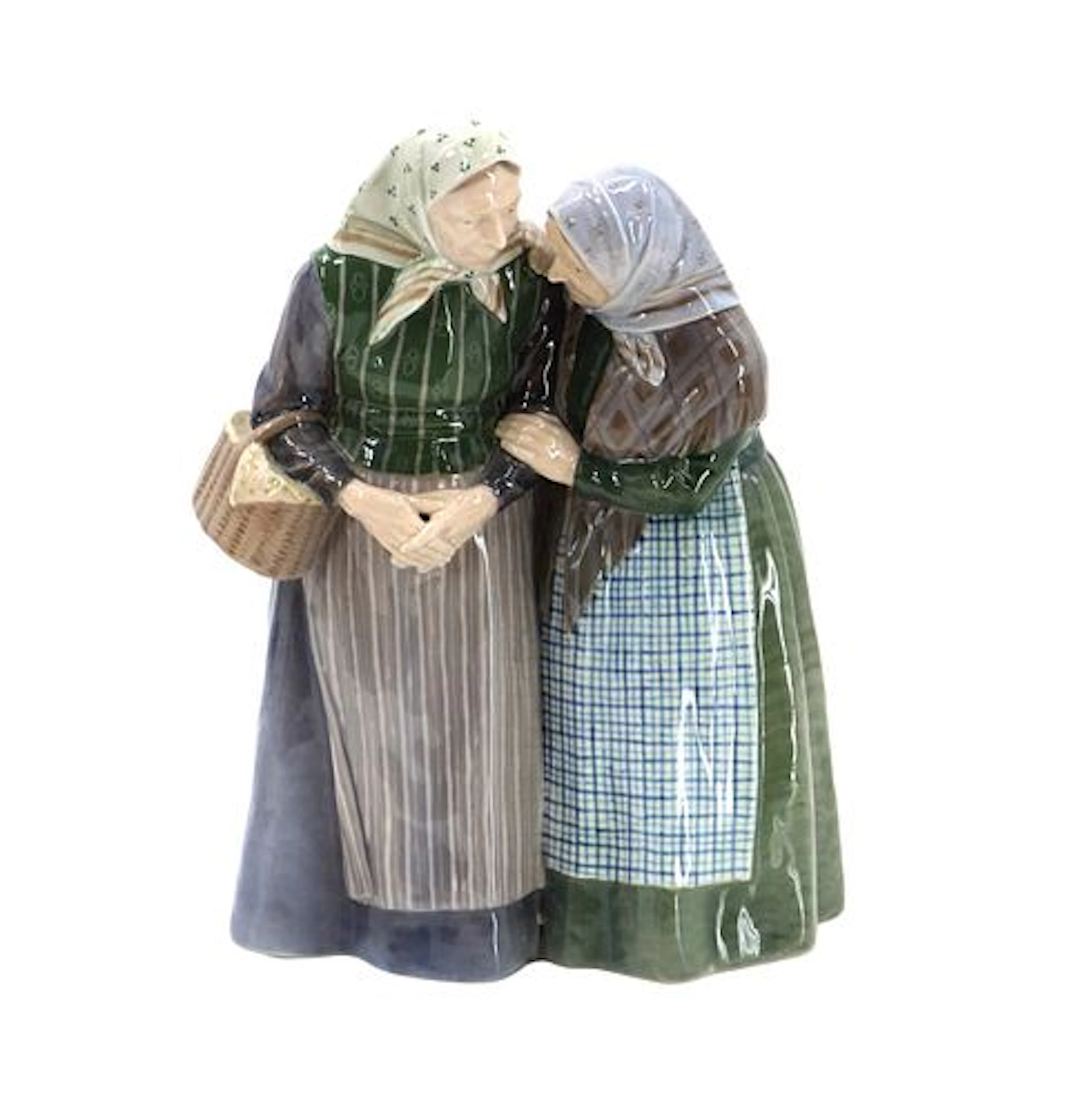 Vintage Royal Copenhagen "The Gossips" Porcelain Figurine