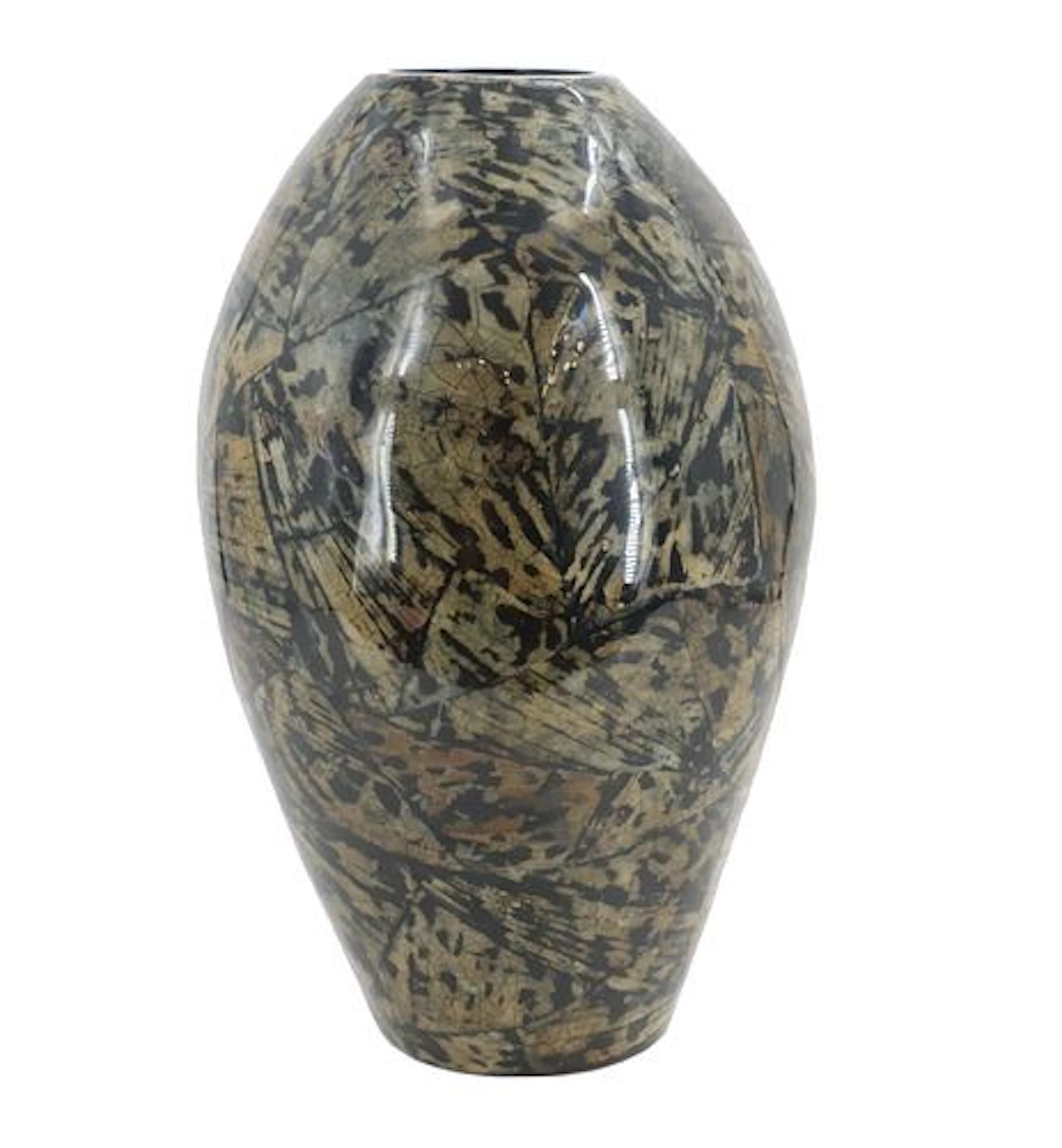 Large Filipino Maitland-Smith Style Urn Shaped Penshell Vase