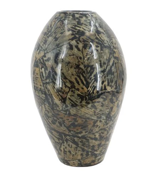 Large Filipino Maitland-Smith Style Urn Shaped Penshell Vase