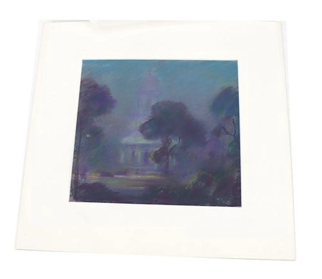Eliot Clark (1883-1980) American, Pastel on Paper Landscape