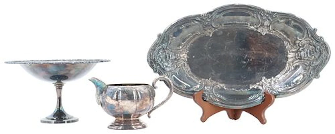 (3) Silverplated Tableware Items