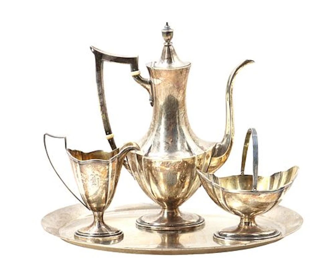 (4) Piece Gorham Sterling Silver Tea and Coffee Set - 39.835 ozt.