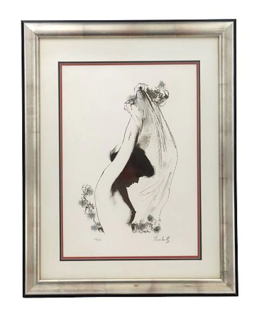Thornton Utz (1914–1999) American, Limited Edition Lithograph Female