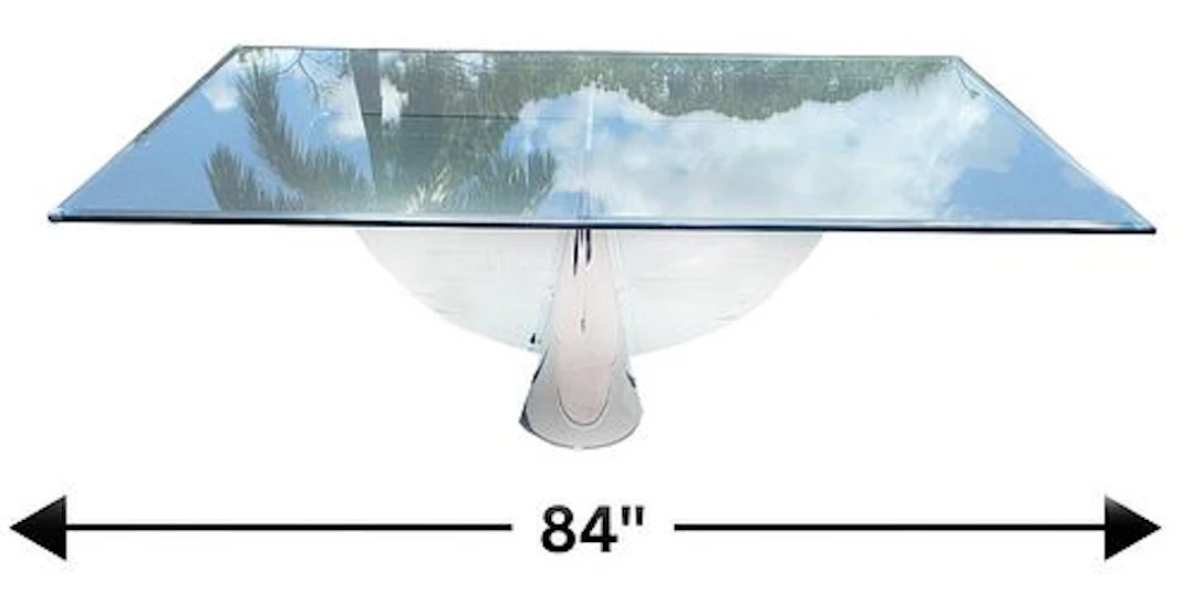 J. Wade Beam (1944-2023) American, Mid Century Modern "Pinnacle" Dining Table
