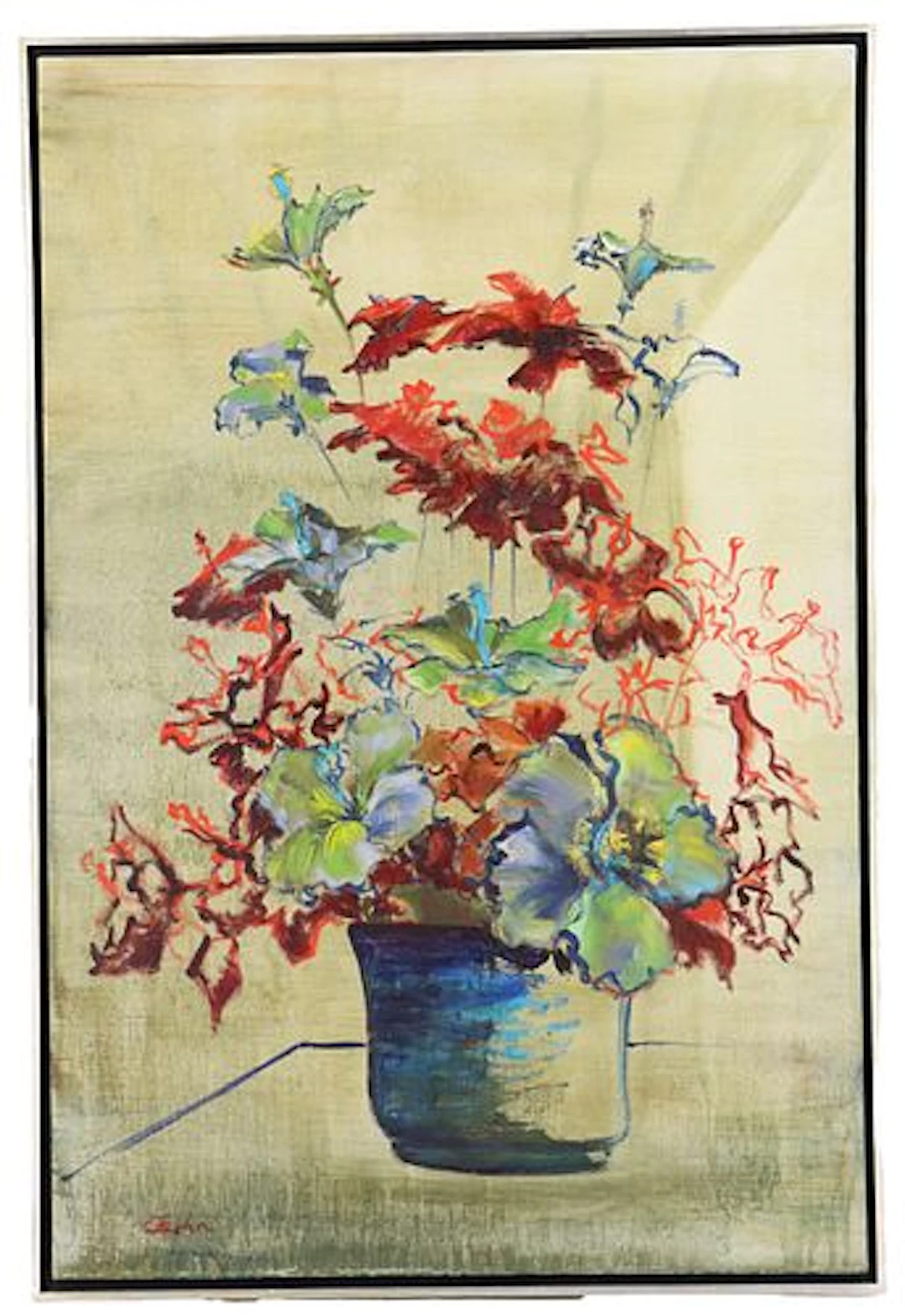 Barbara Cohn (1930-1987) American, Oil on Canvas, Mid Century California