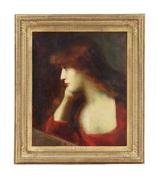 Manner of Jean-Jacques Henner (1829-1905) French, Oil on Canvas