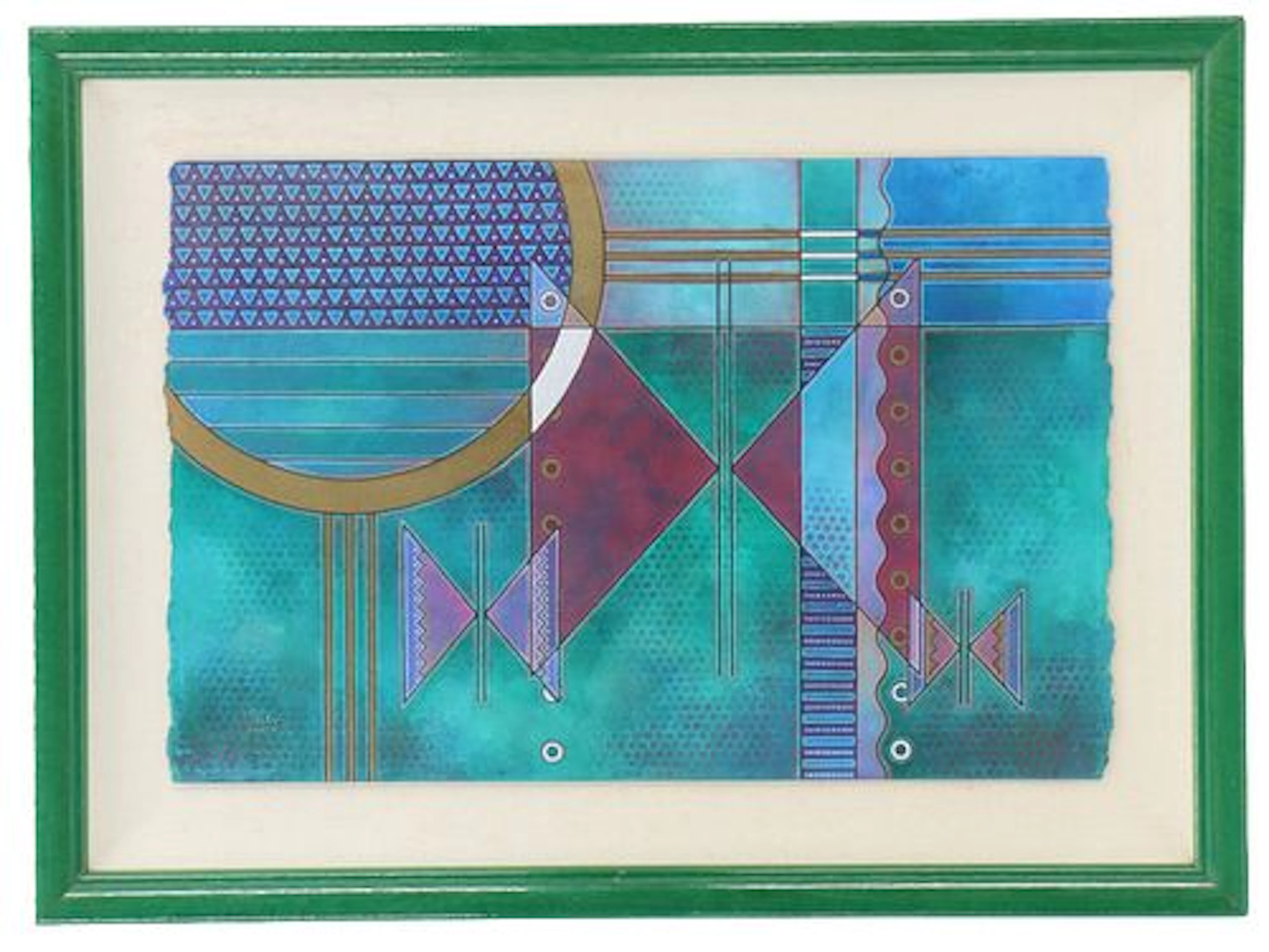 G. E. “Buddy” Mullan (1943–2015) American, Mixed Media with Metallic