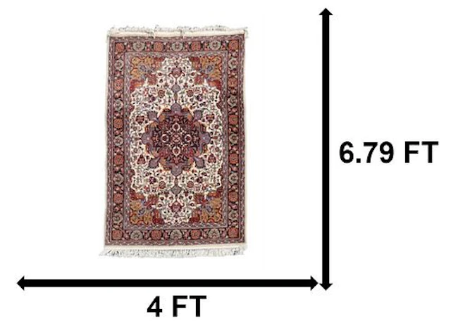 Magnificent Persian Isfahan Wool Rug