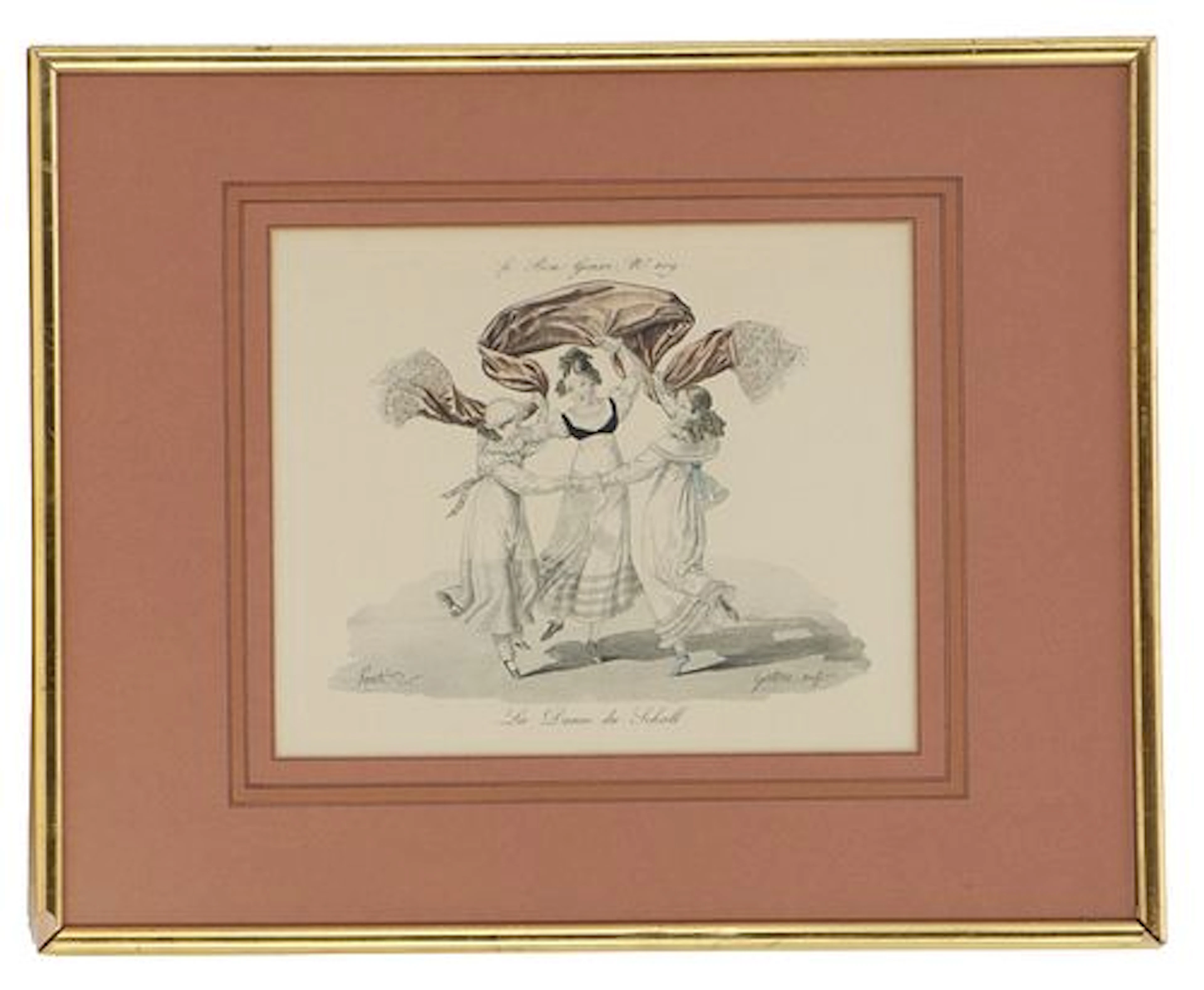 Georges Jean Gatine After Sante (1773-1825) French, Hand Colored Engraving