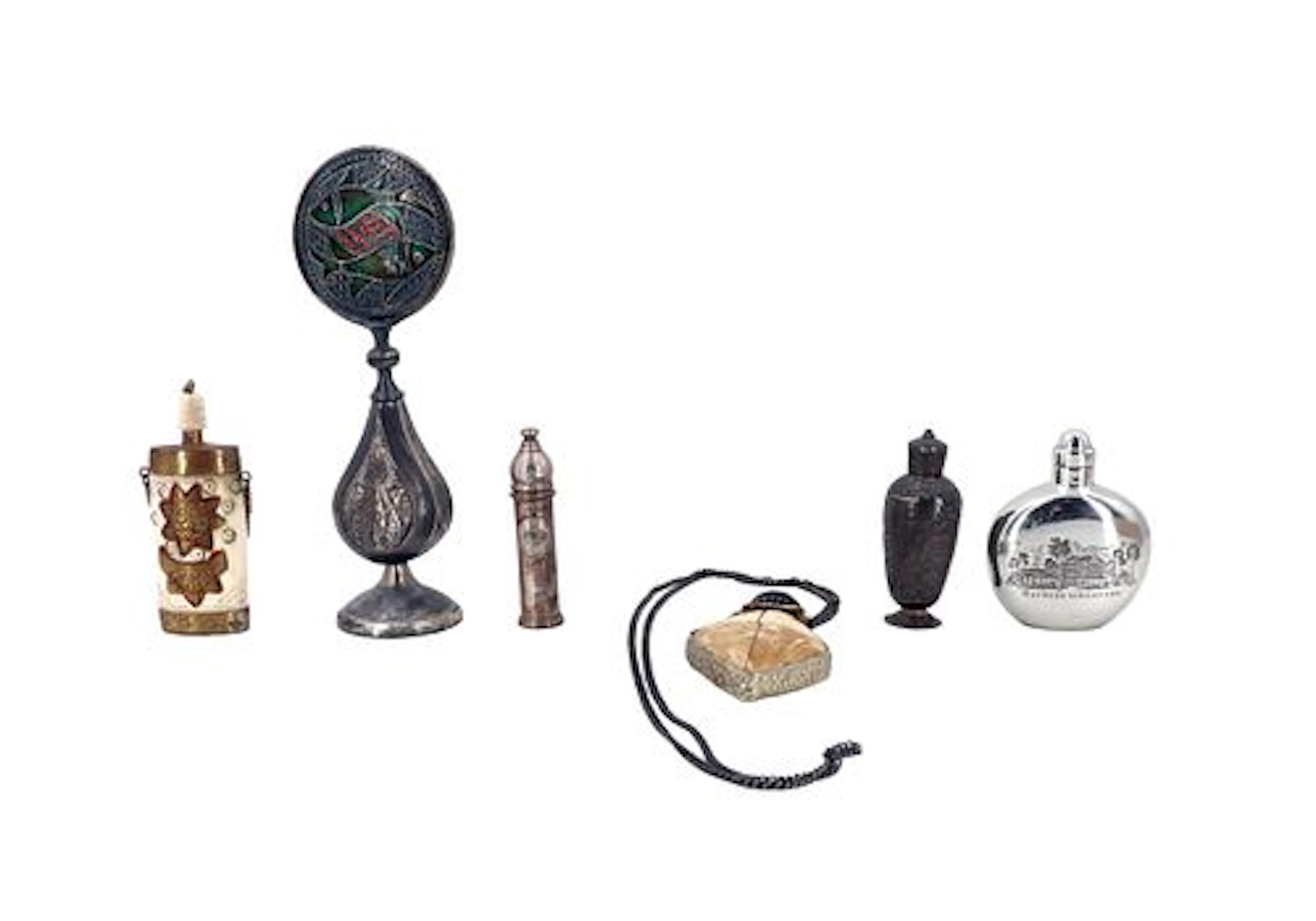 (6) Vintage Perfume Bottles