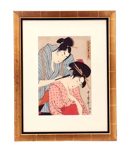 Kitagawa Utamaro (1753-1806) Japanese, Woodblock Print