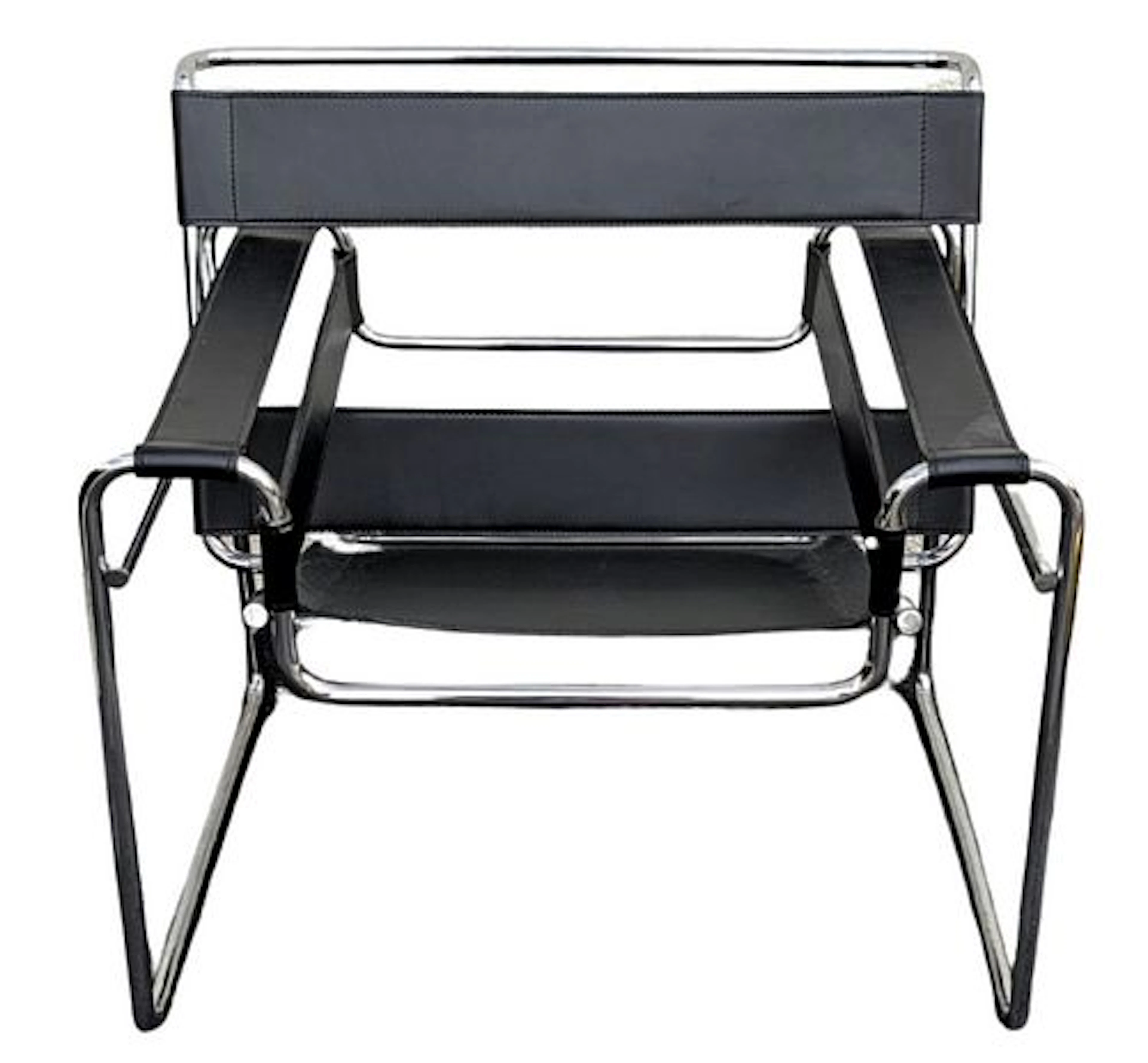 After Marcel Breuer (1902-1981) Hungarian/American, Black Leather