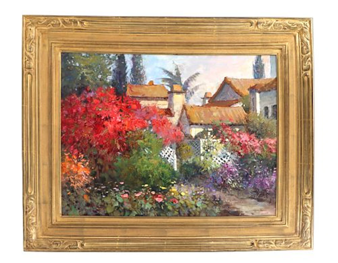 Kent R. Wallis (Born 1945) American, Romantic Impressionist Oil on Canvas
