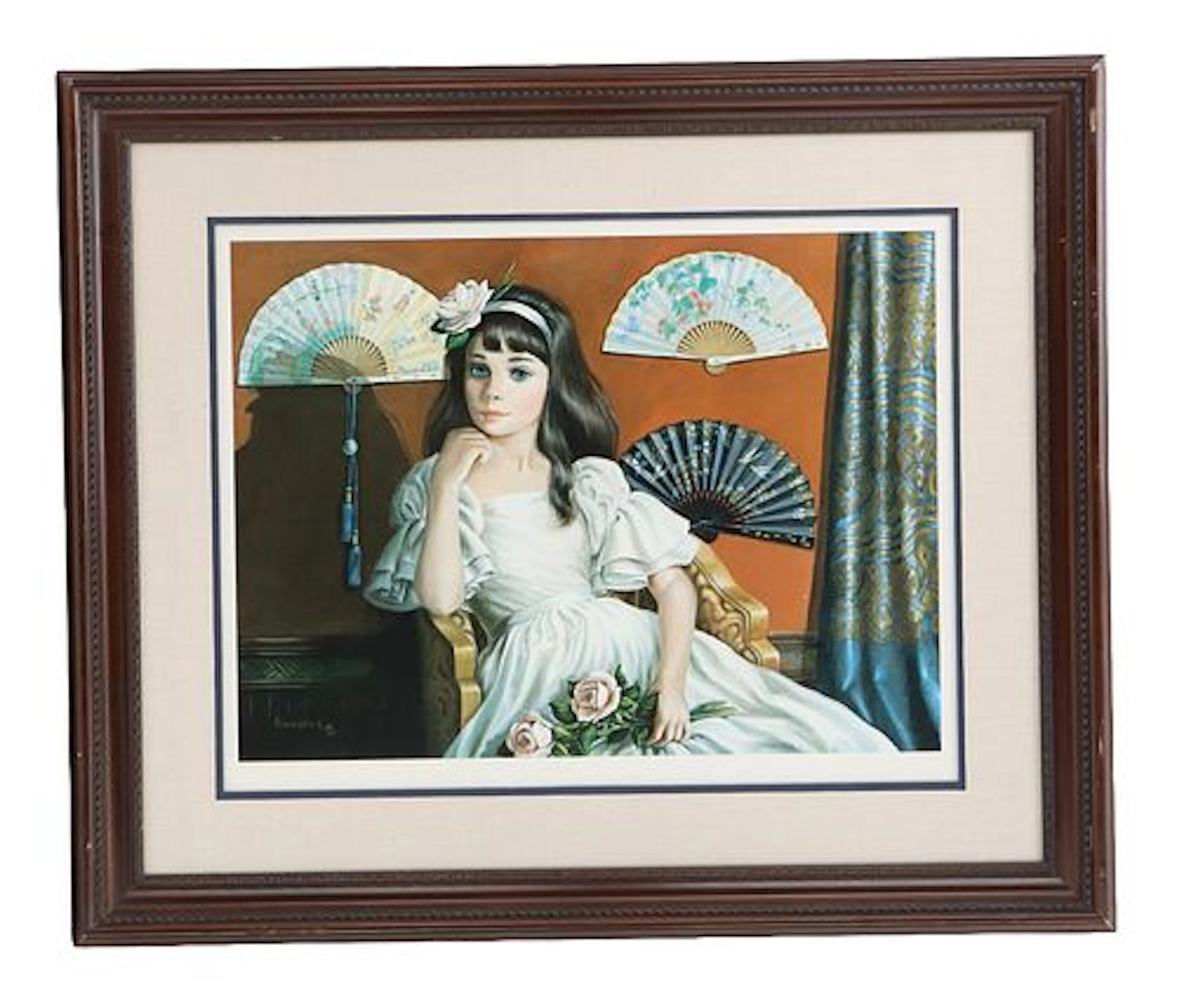 Pati Bannister (1929-2013) English/American, Artist Proof Lithograph "Soiree"