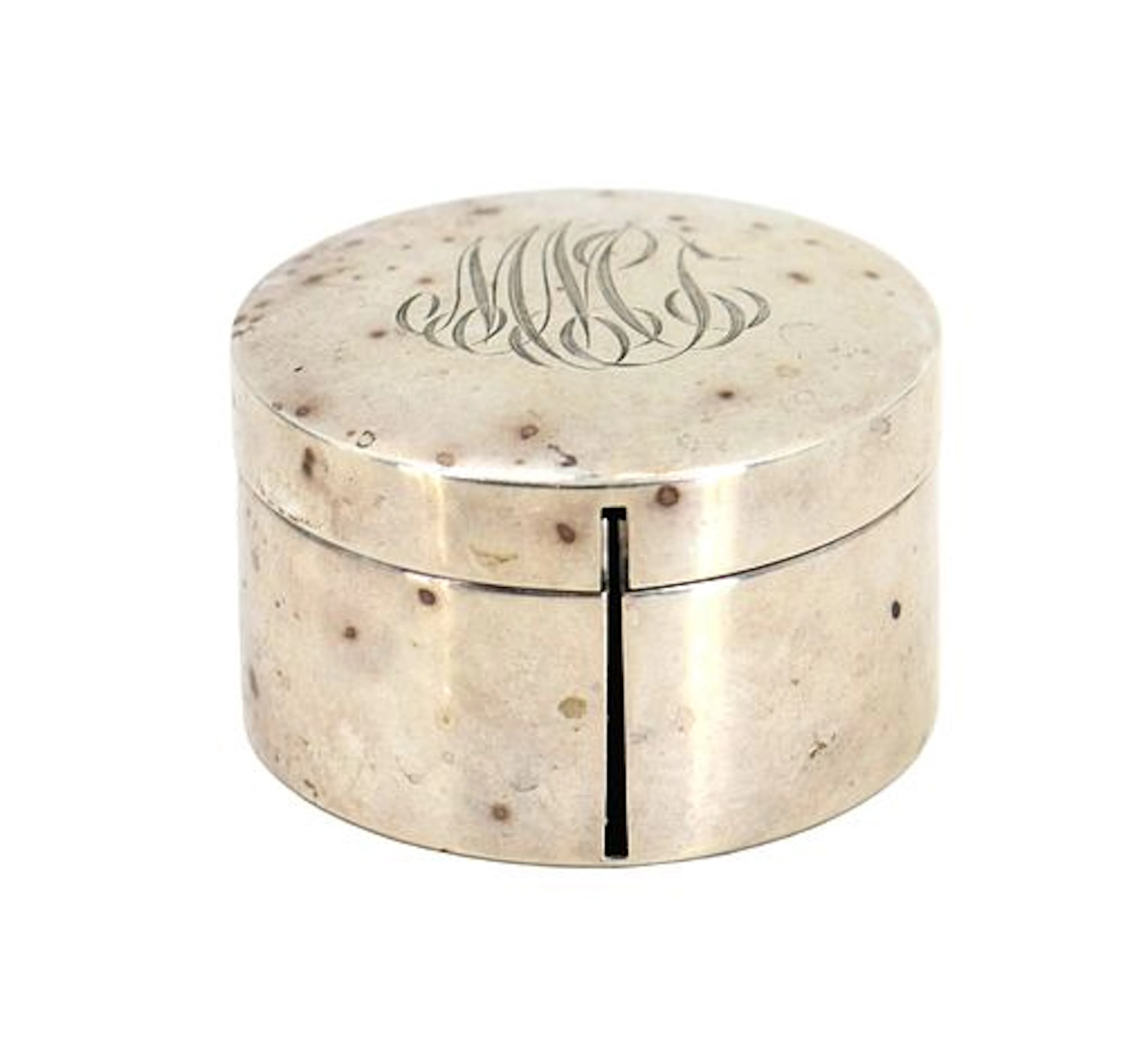 English Sterling Silver Trinket Box - 1.495 ozt.