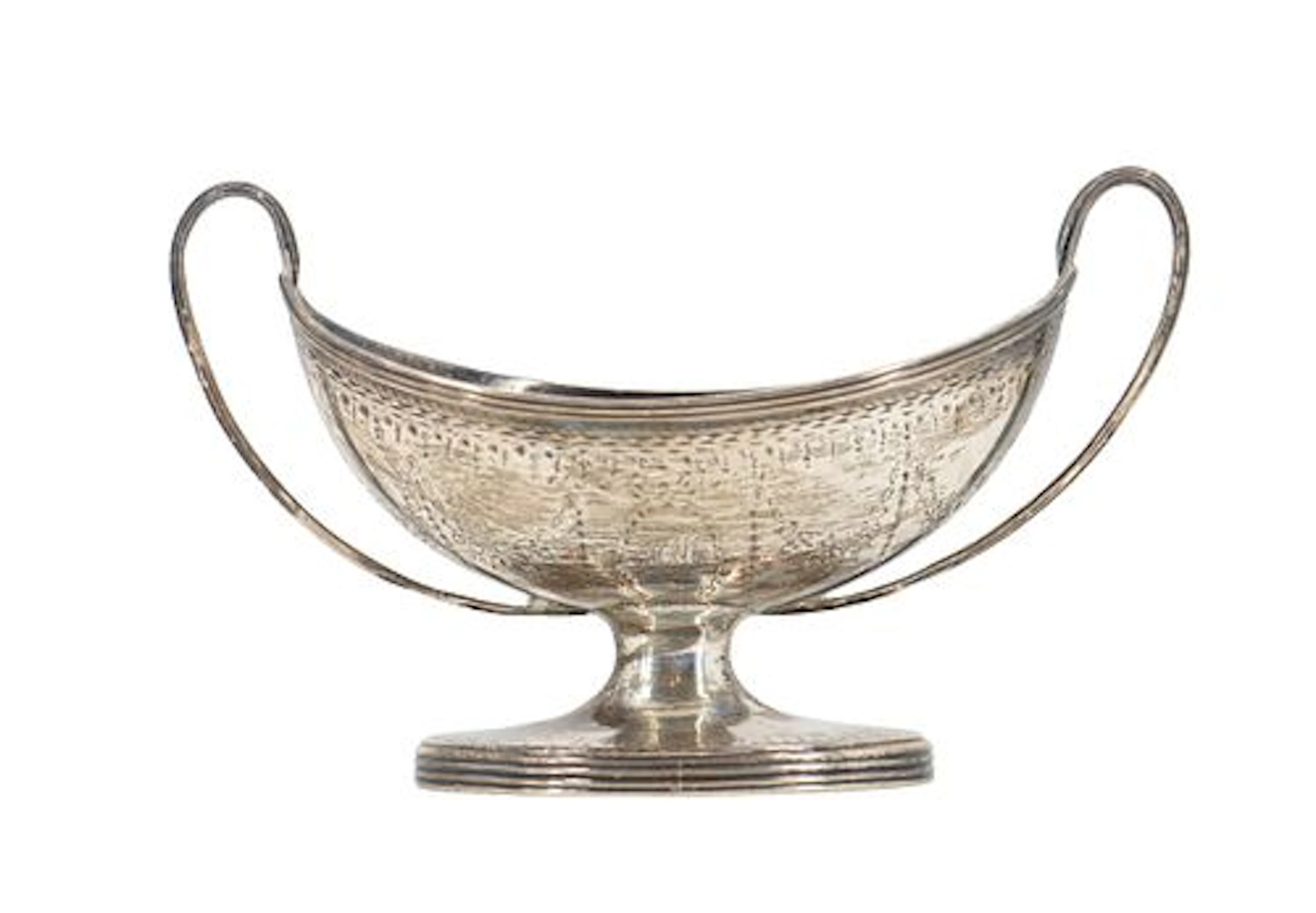 Henry Chawner (1764-1851) English, Sterling Silver Two-Handled Dish