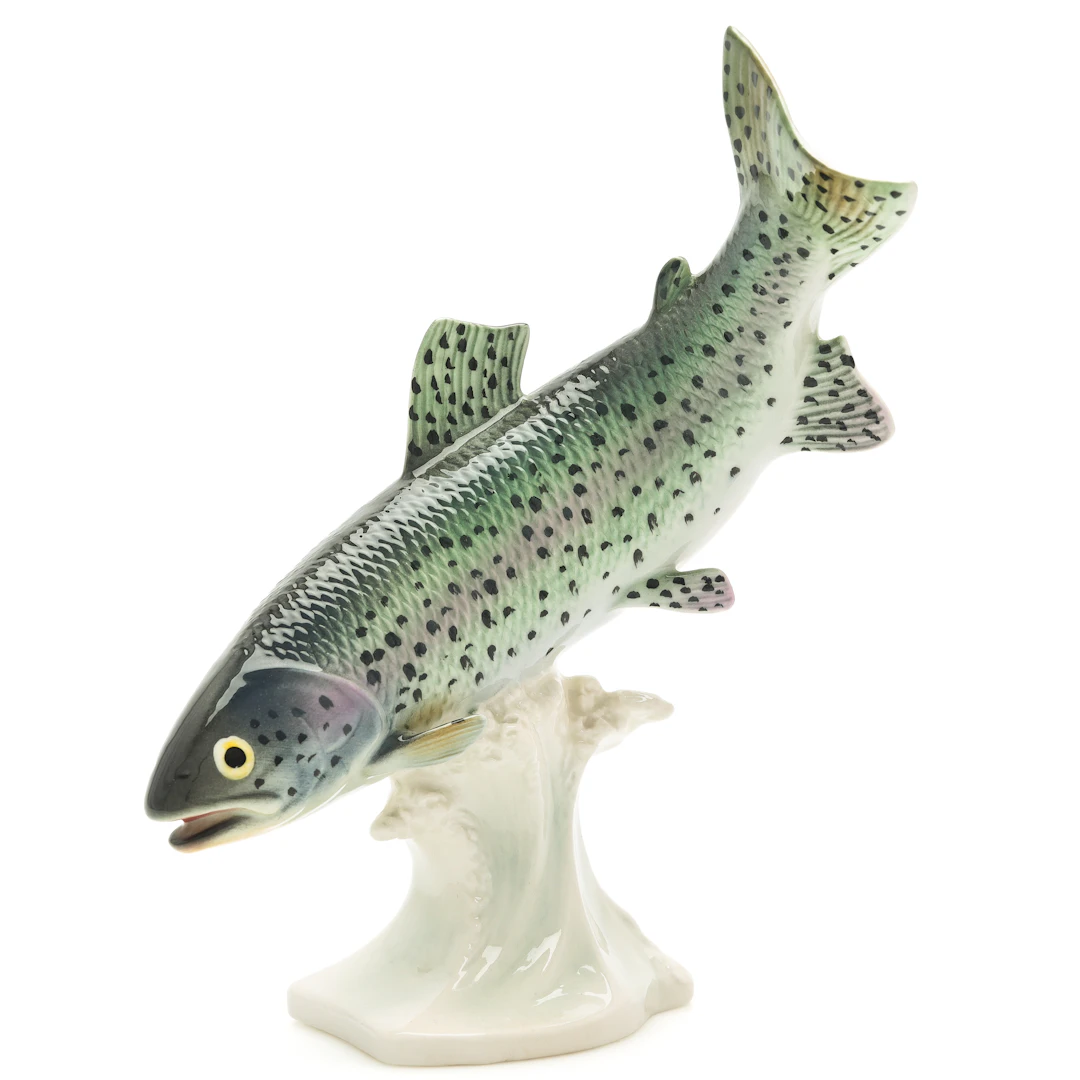 FIGURIN, regnbågsforell, Goebel.