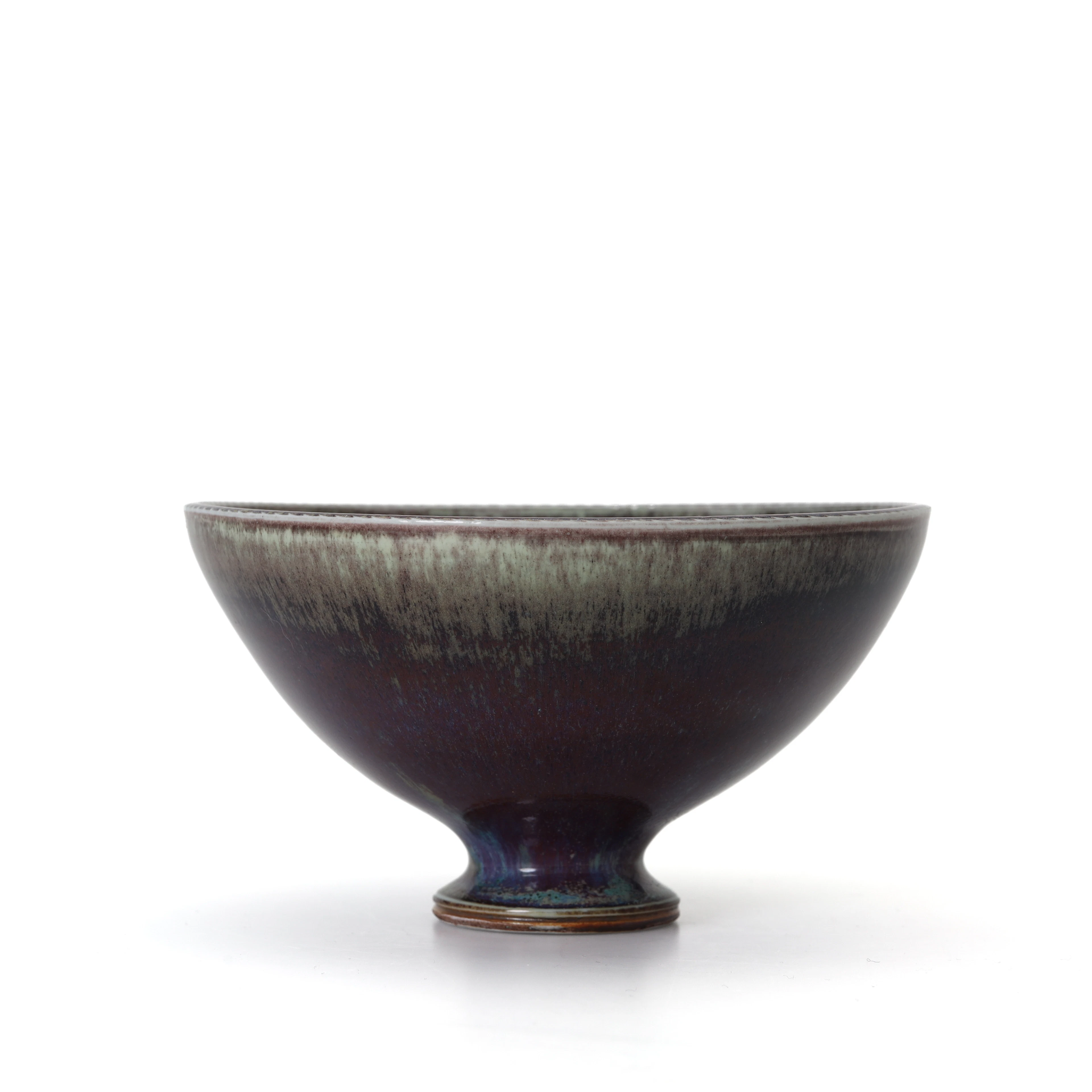 BERNDT FRIBERG. Skål, glaserat stengods, Studiohanden, Gustavsberg, 1974.