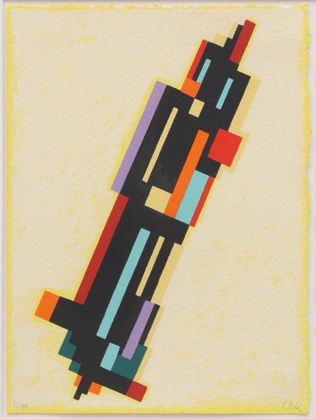 CLAES-GÖRAN KARLSSON. färglitografi, "Nyckeln", numrerad 31/310, monogramsignera